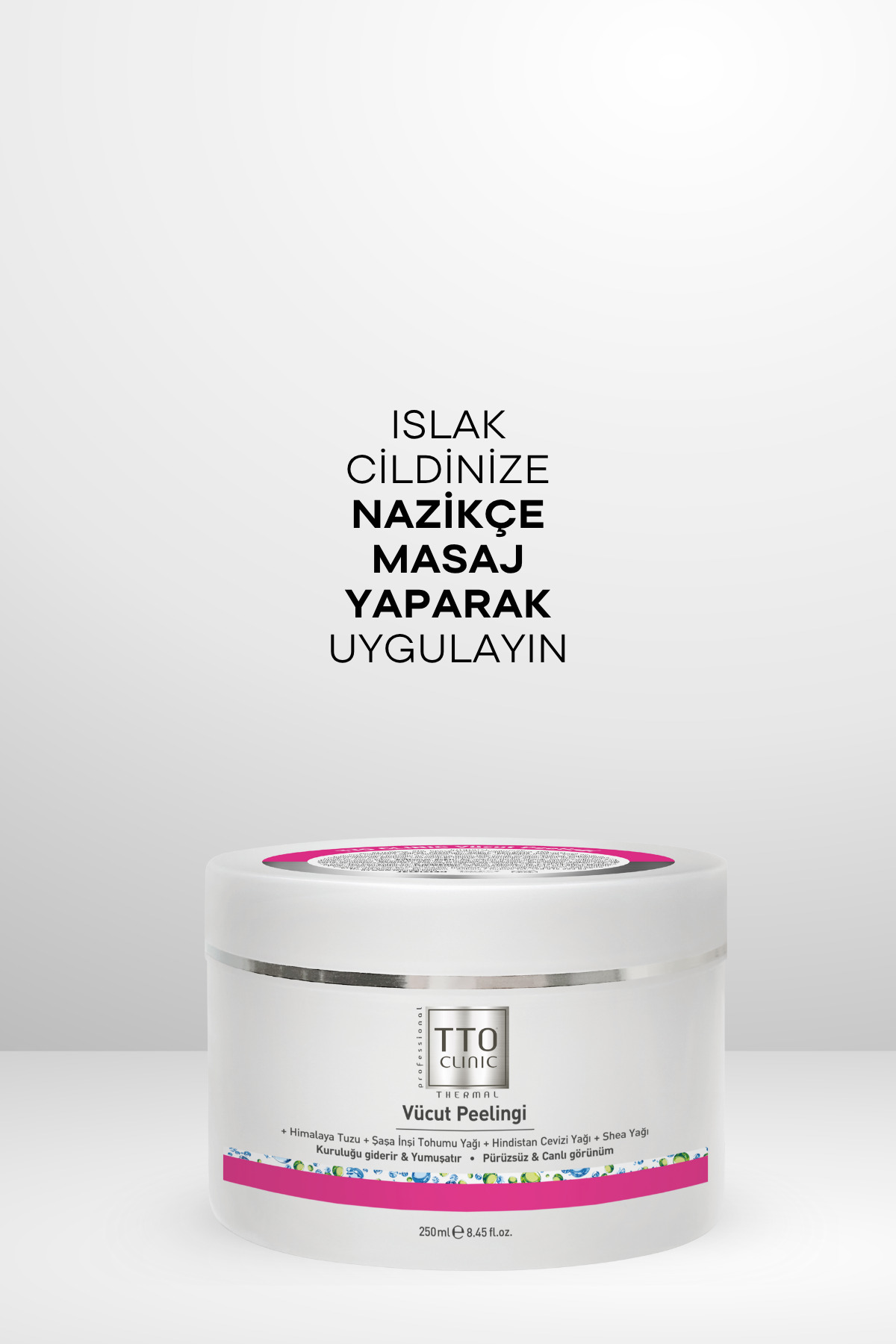 Vücut Peelingi Arındırıcı ve Pürüzsüzleştirici 250 ml Clinic Cilt Bakımı — 8684576000095 — تصویر 5 از 6