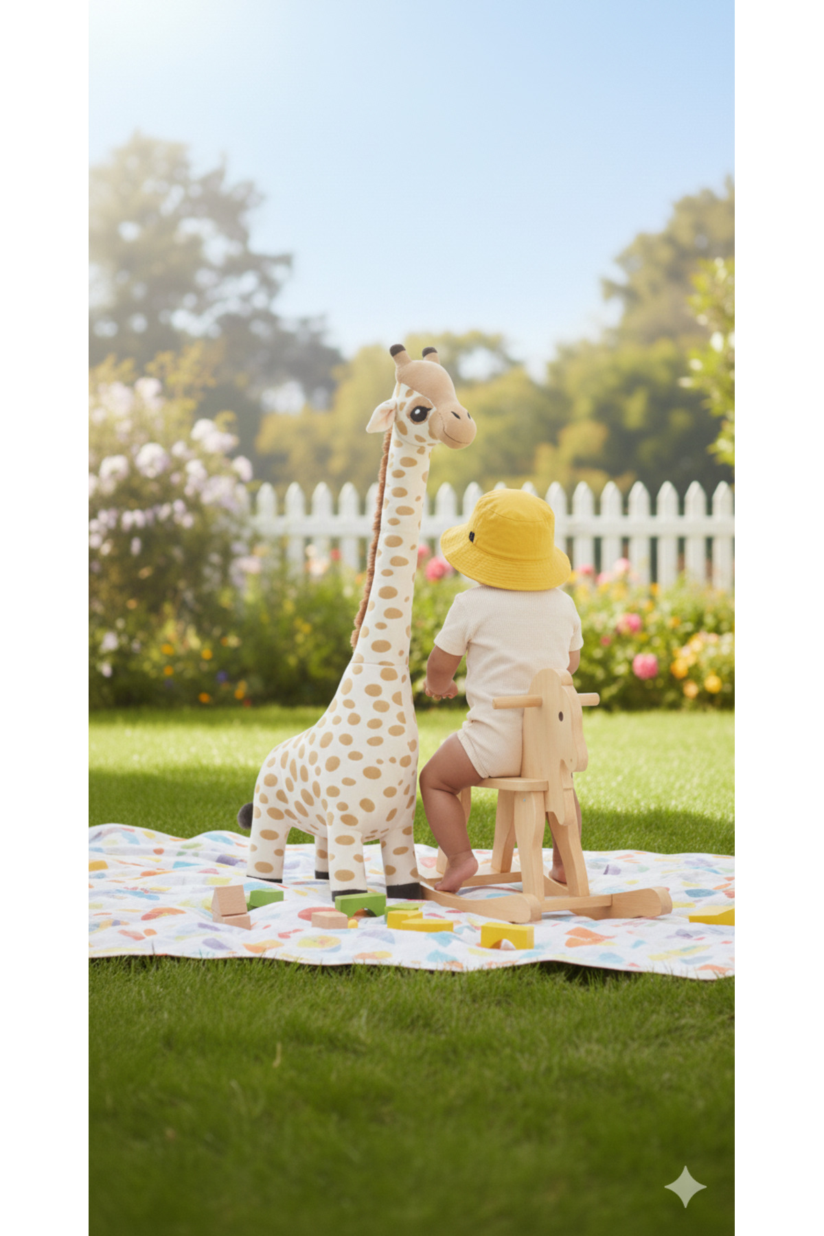 Genel Markalar Oyun Arkadaşım Peluş Zürafa 100 cm Eğitici Oyuncaklar Uyku Arkadaşı Zürafa fotoğrafı 3 (önizleme)