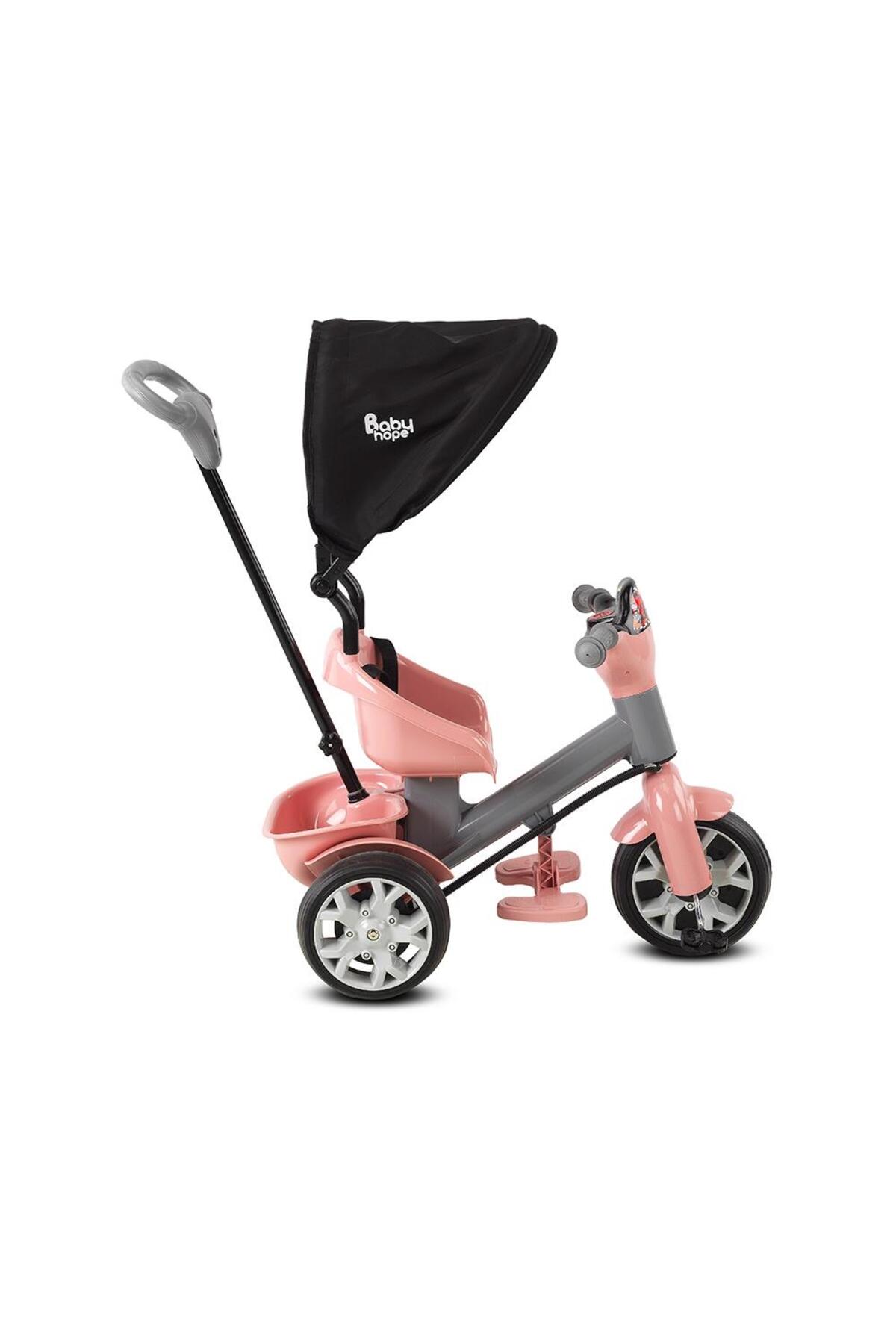Babyhope Bobo Speed Tenteli İtmeli 3 Teker Bisklet fotoğrafı 3 (önizleme)