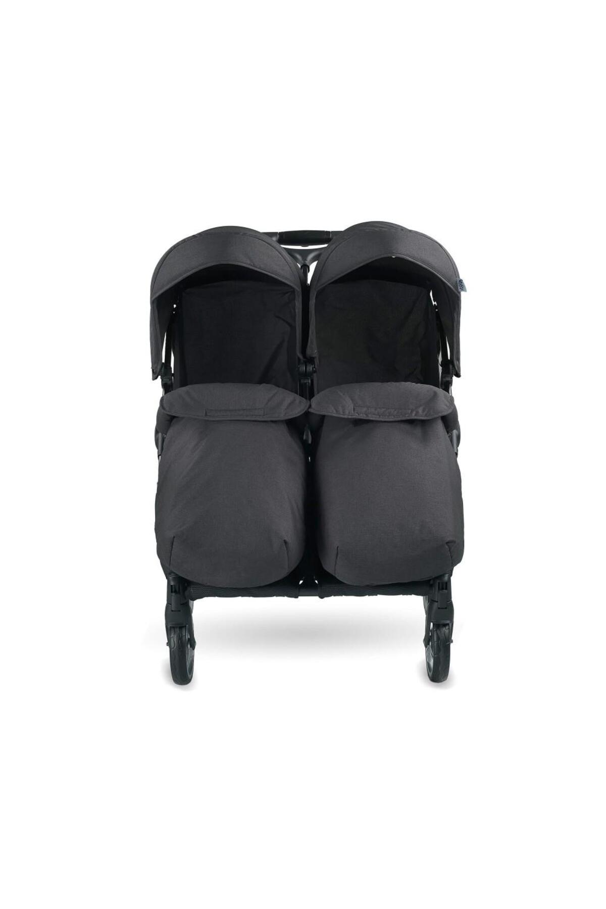 Babyhope BH-3077 CITY TWIN İKİZ PUSET BEBEK ARABASI fotoğrafı 3 (önizleme)