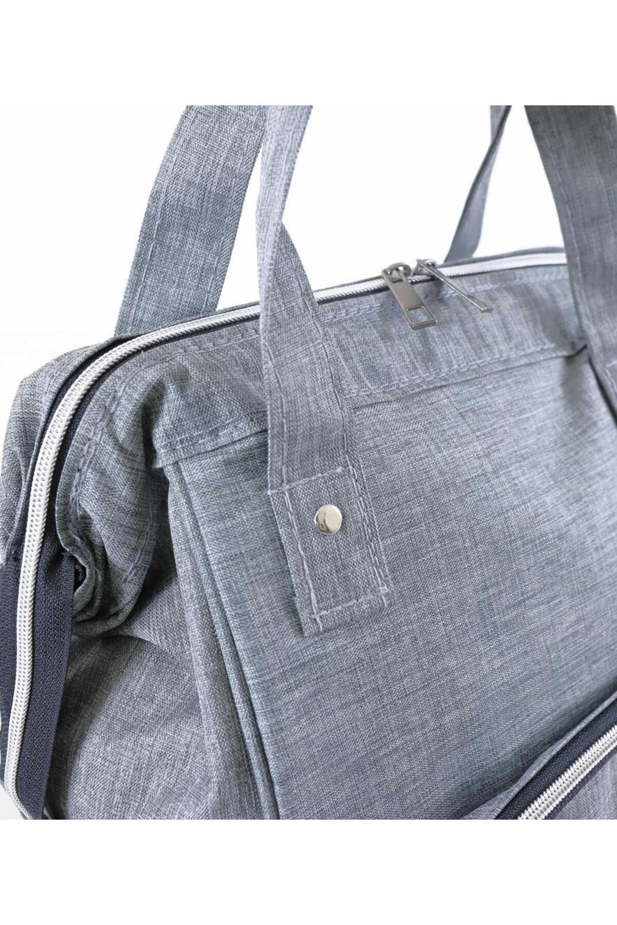 Tommybaby Anne Bebek Bakım Sırt Çantası Biberon Termoslu Sıvı Geçirmez Bebek Çantası fotoğrafı 5 (önizleme)