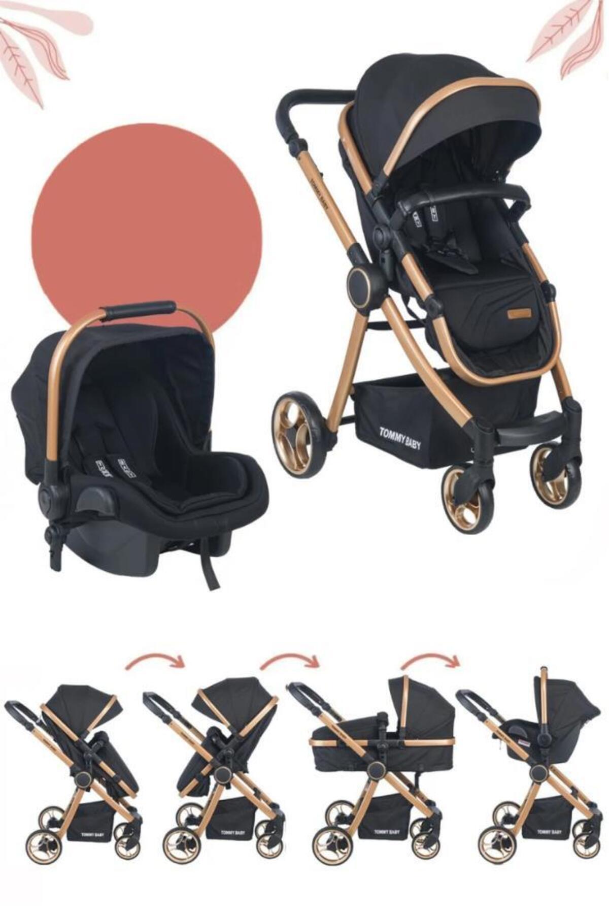 Tommybaby Toranto Gold Vip Travel Sistem Bebek Arabası + Puset