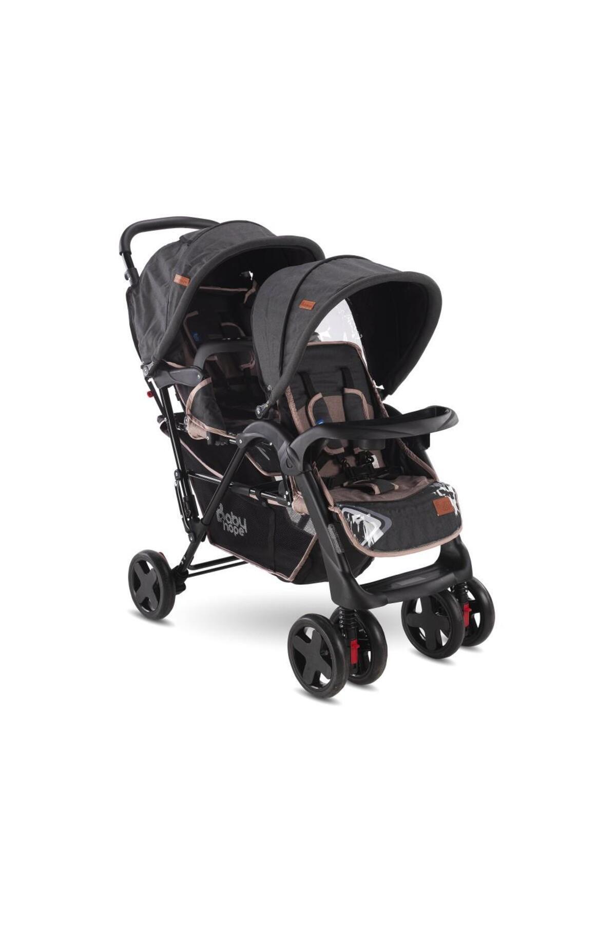 Babyhope P - 738 Arka Arkaya İkiz bebek arabası fotoğrafı 2 (önizleme)