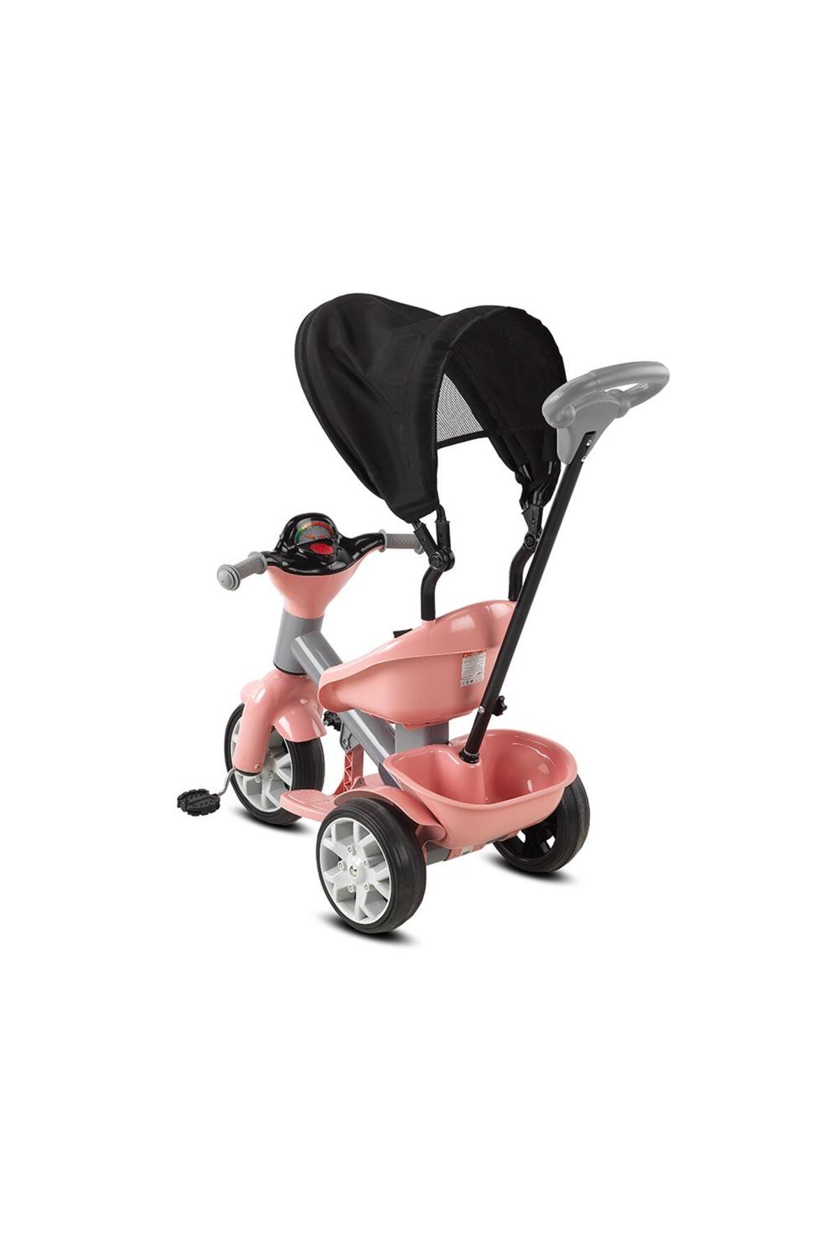 Babyhope Bobo Speed Tenteli İtmeli 3 Teker Bisklet fotoğrafı 2 (önizleme)