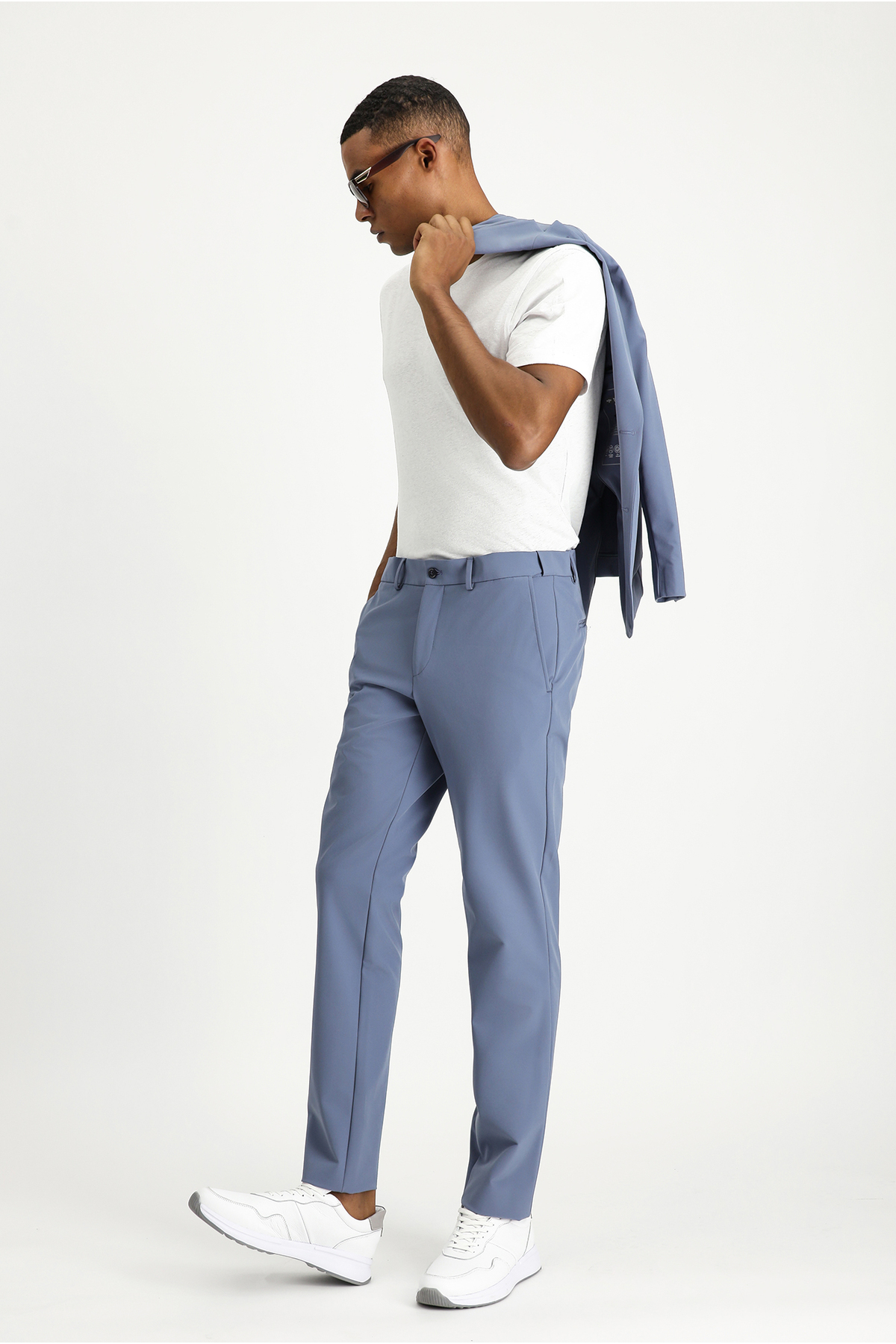 Kiğılı  Techno-Line 7 Drop Super Slim Fit Eksra Dar Kesim Takım Elbise - Görsel 5