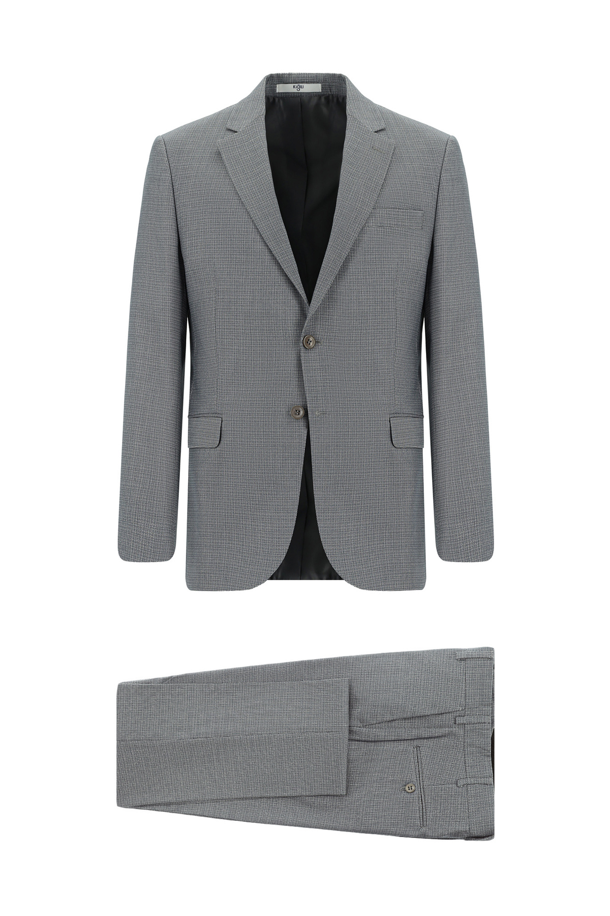 کیگیلی کت و شلوار طرح دار اسلیم فیت 7 دراپ