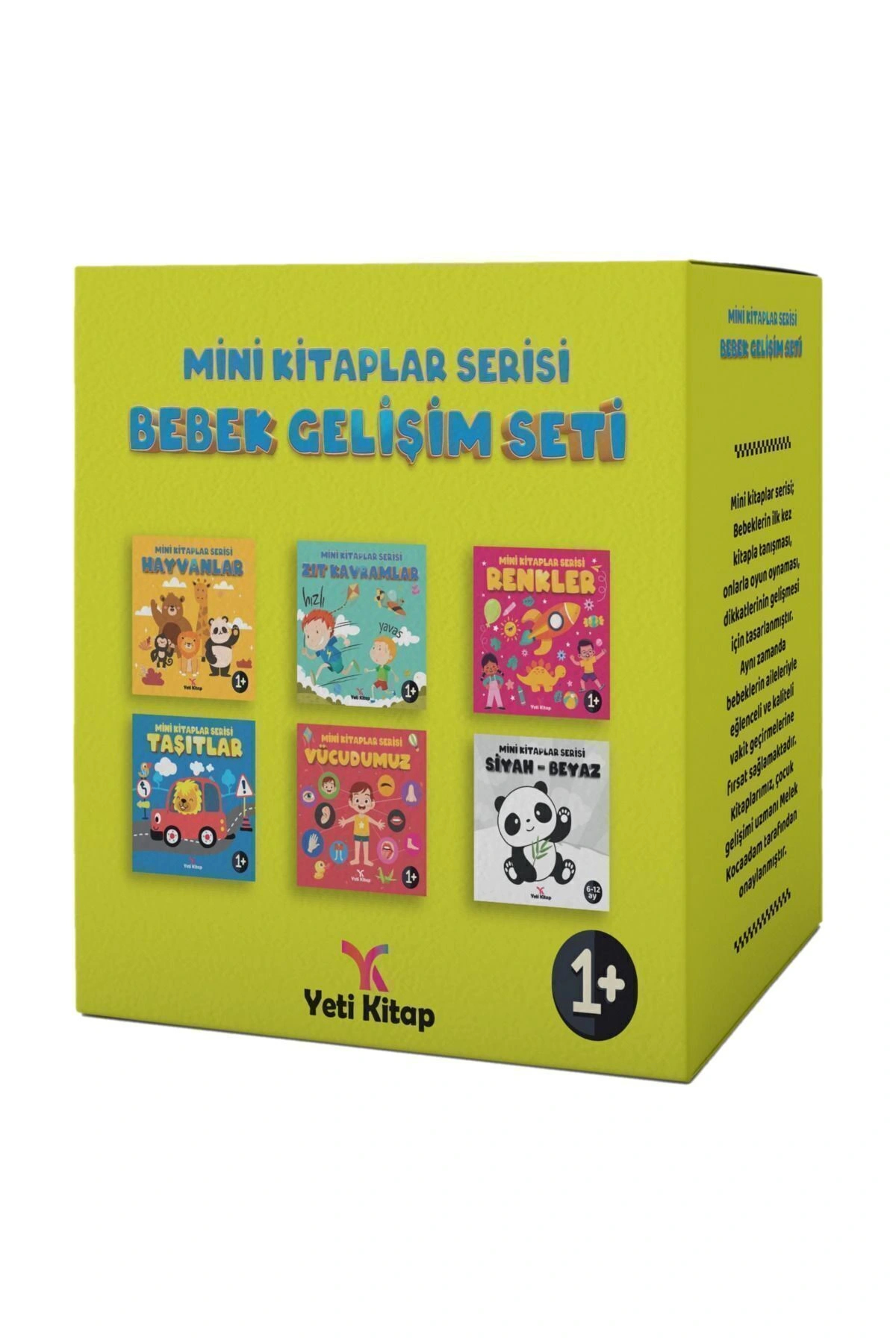 yeti kitap 0-2 Yaş Bebek Gelişim - İlk Kitabım Serisi (0-24 Ay Bebek Kitapları) 6 Kitap Kutulu Set fotoğrafı 2 (önizleme)