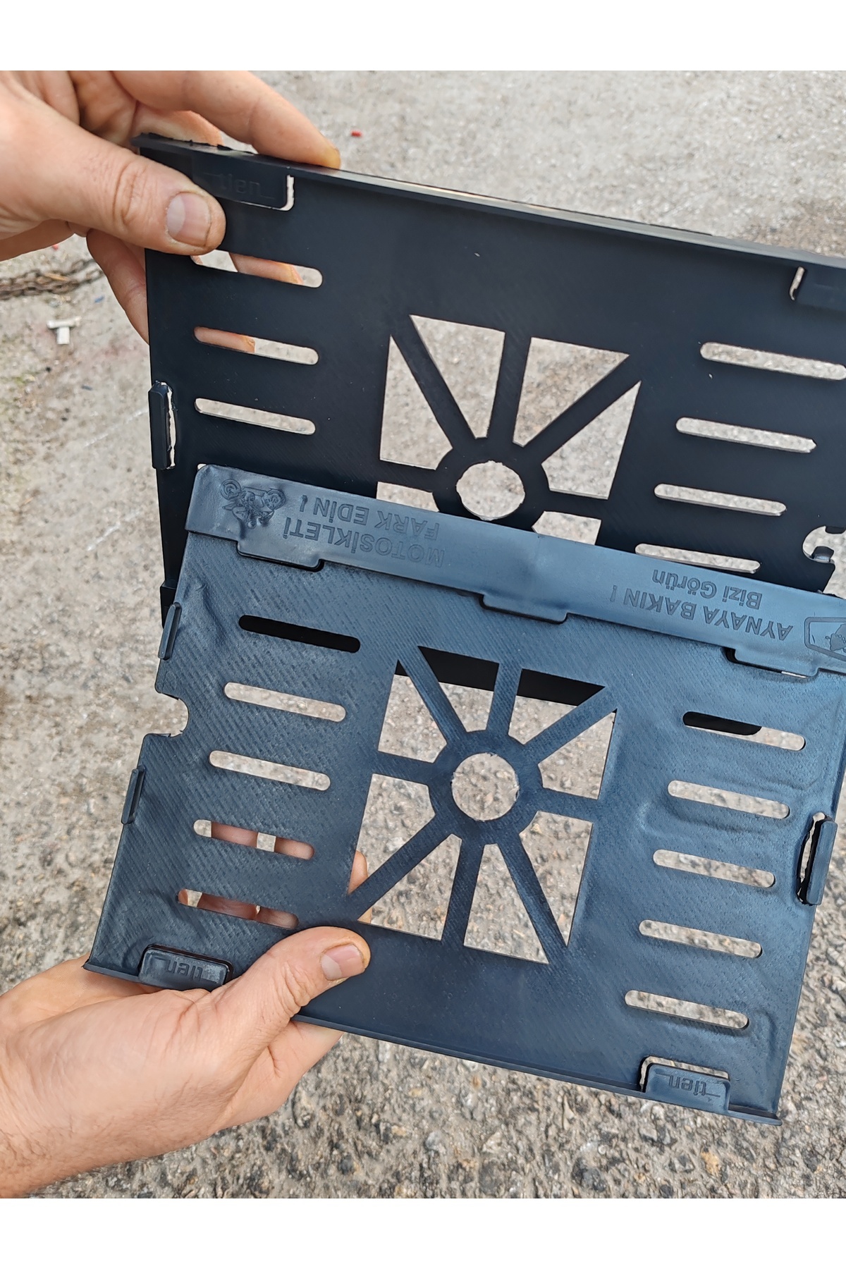 DEKA GARAGE Motorsiklet Plakalık Boş Plakalık Kolay Montaj