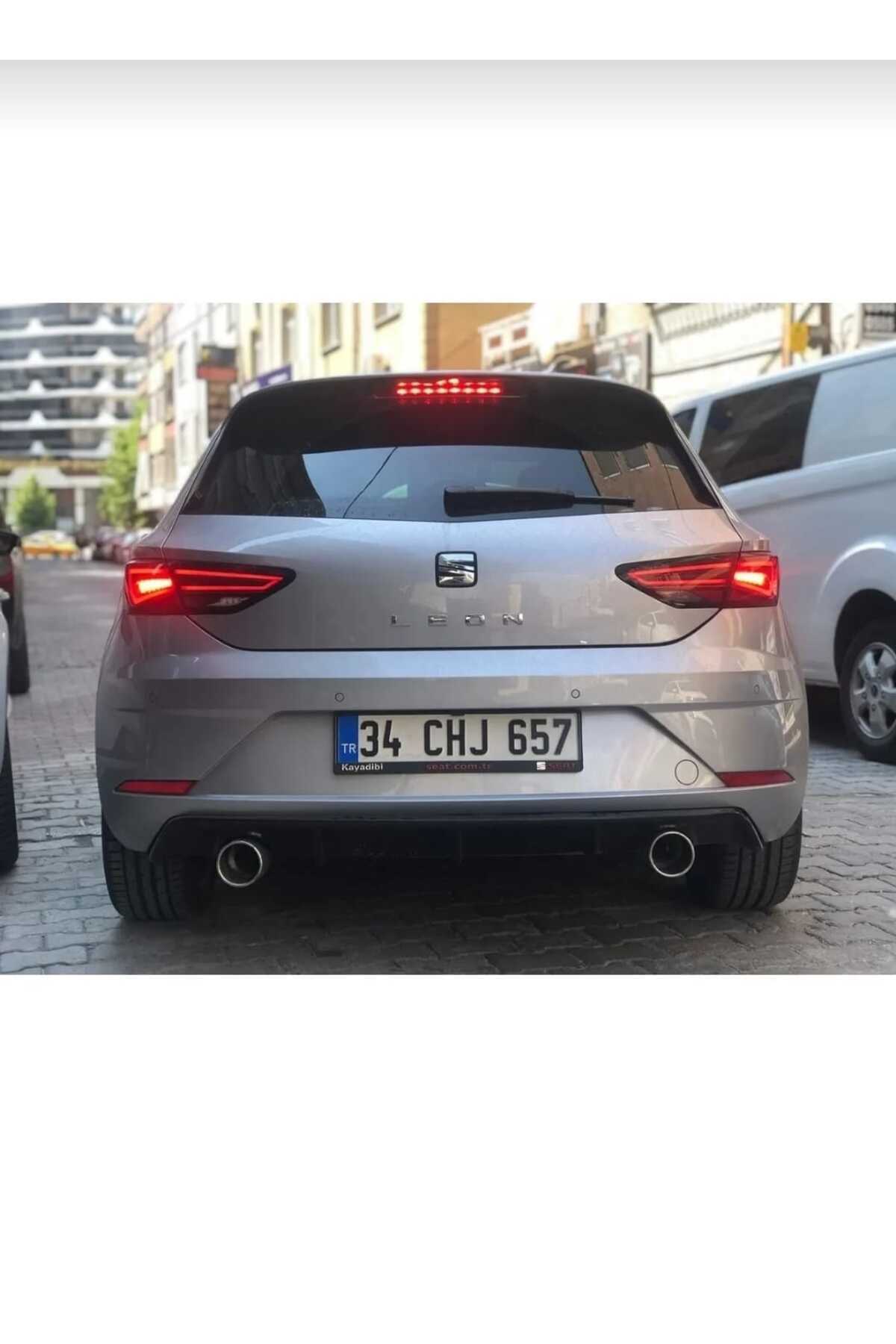 Leon Mk3 2017-2020 Tekli Sağ Sol Çıkış Difüzör (plastik)
