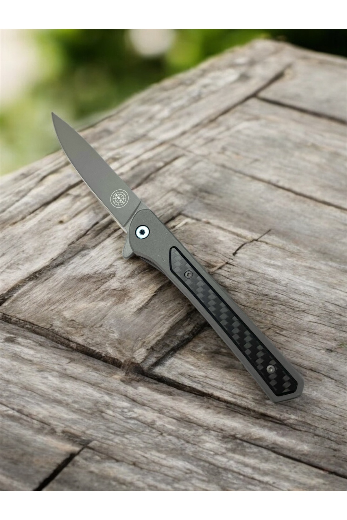 swatt Yarı Otomatik Gri Beyefendi Çakısı Kemer Klipsli