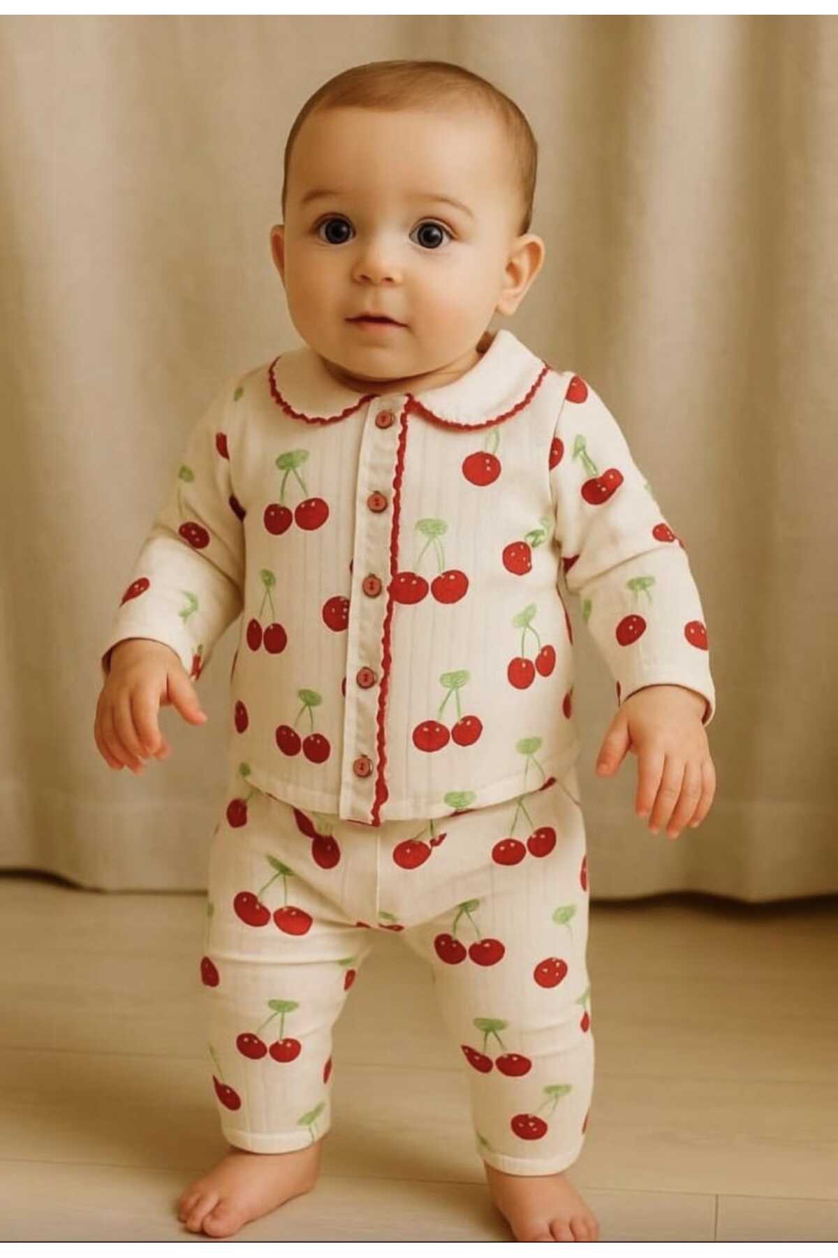 anne dokunuşu gibi KUZUM BEBE Yenidoğan Organik Pamuk 2’li Kız Erkek Bebek Takım fotoğrafı 2 (önizleme)