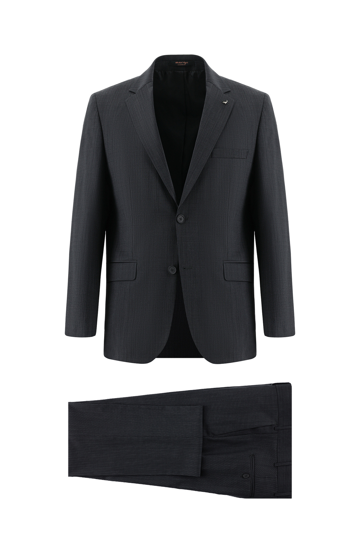 کیگیلی کت و شلوار پشمی طرح‌دار کلاسیک، برش آزاد، فیت راحت