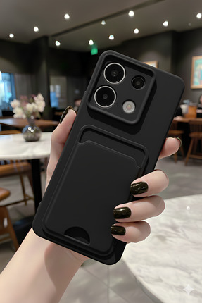 TechTrove Xiaomi Redmi Note 13 Pro 5G Kılıf Kart ve Resim Bölmeli Soft Renkli...