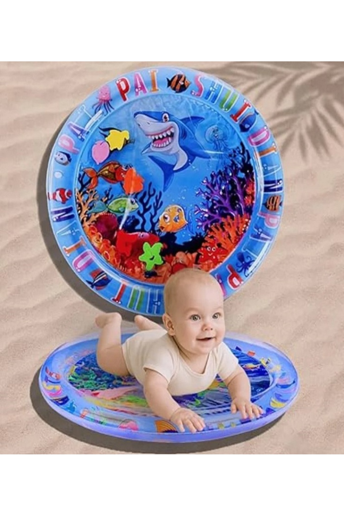 Lumaticaret 60 Cm Bebek Su Oyun Matı Tummy Time Karın Üstü Aktivite Zamanı Bebek Gelişim Matı fotoğrafı 3 (önizleme)