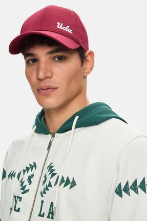Ucla Jenner Bordo Baseball Cap Nakışlı - Unisex Şapka