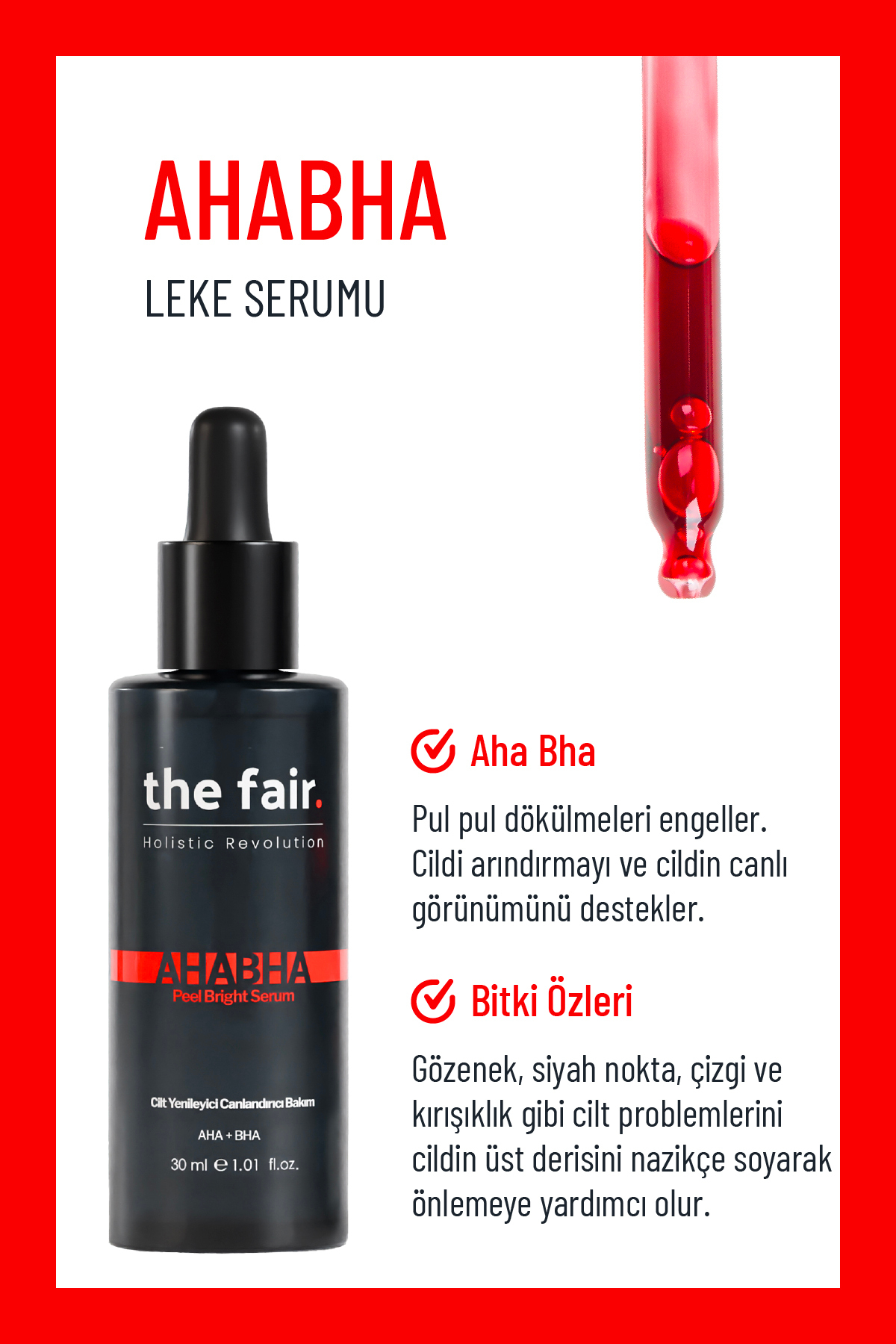 سرم لایه بردار و روشن کننده پوست حاوی AHA 4% + BHA 0.5%، جمع کننده منافذ پوست و ضد لک، 30 میلی لیتر — ZZ.VV.SGT.2021/0844 — تصویر 3 از 6