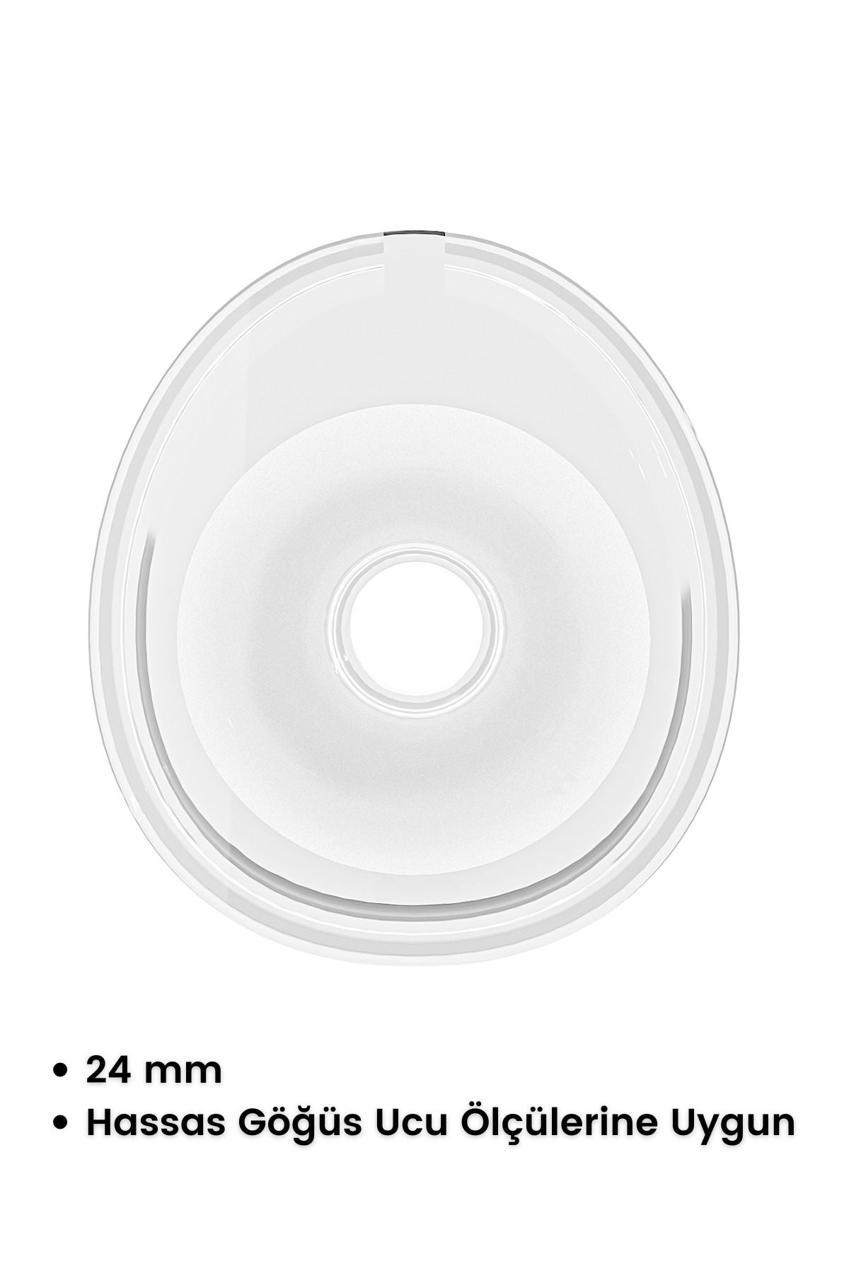 Bebebao 24 mm Silikon Göğüs Kalkanı Flanş (P8 Pro Uyumlu) fotoğrafı 3 (önizleme)