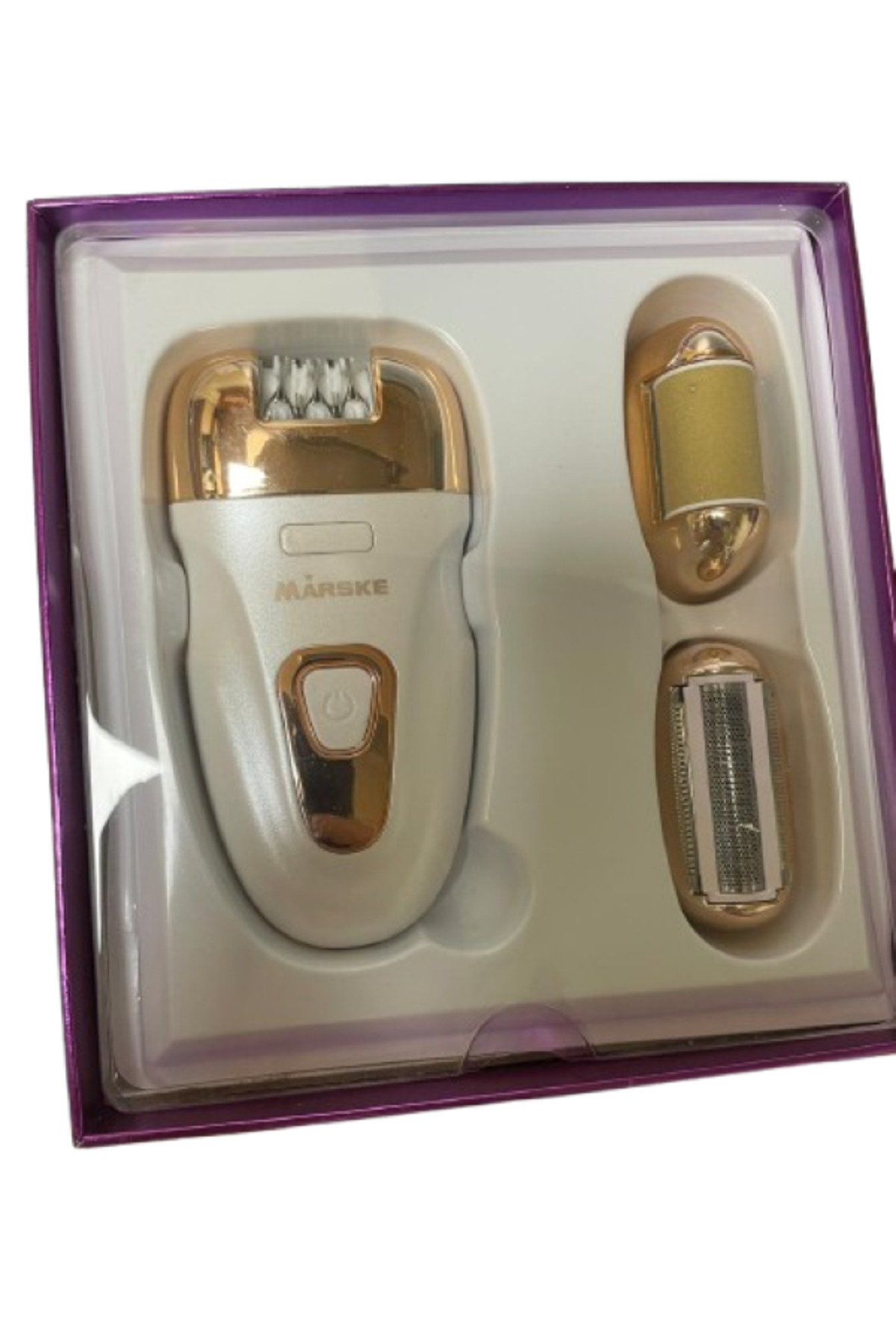  دستگاه اپیلاسیون سه کاره MS-6300 و سوهان پاشنه پا — 26484941518498  — تصویر 2 از 5
