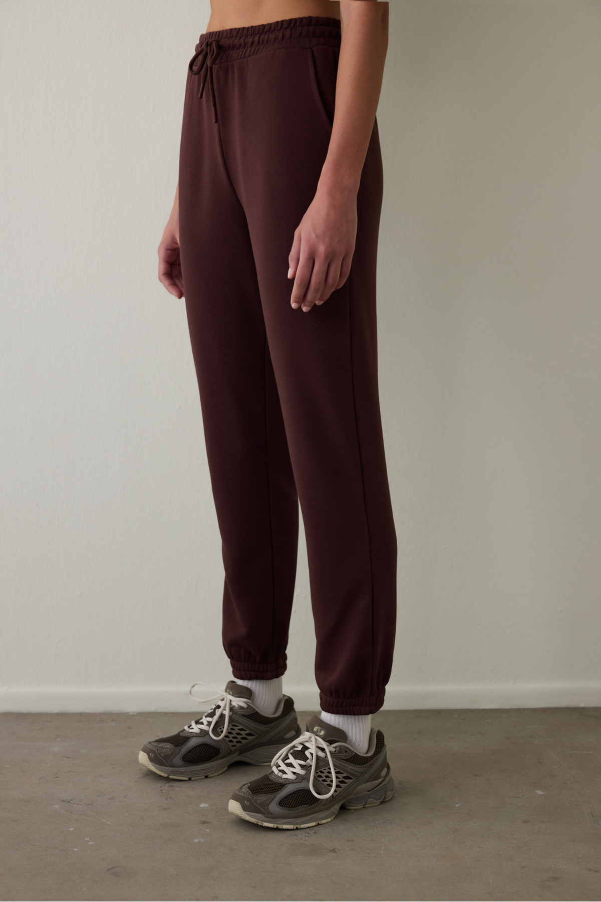 Penti Kahverengi Normal Bel Bağlama Detaylı Jogger Eşofman Altı