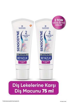 Sensodyne Klinik Beyazlık Çay, Kahve ve Tütün Lekelerine Karşı Diş Macunu 75m...