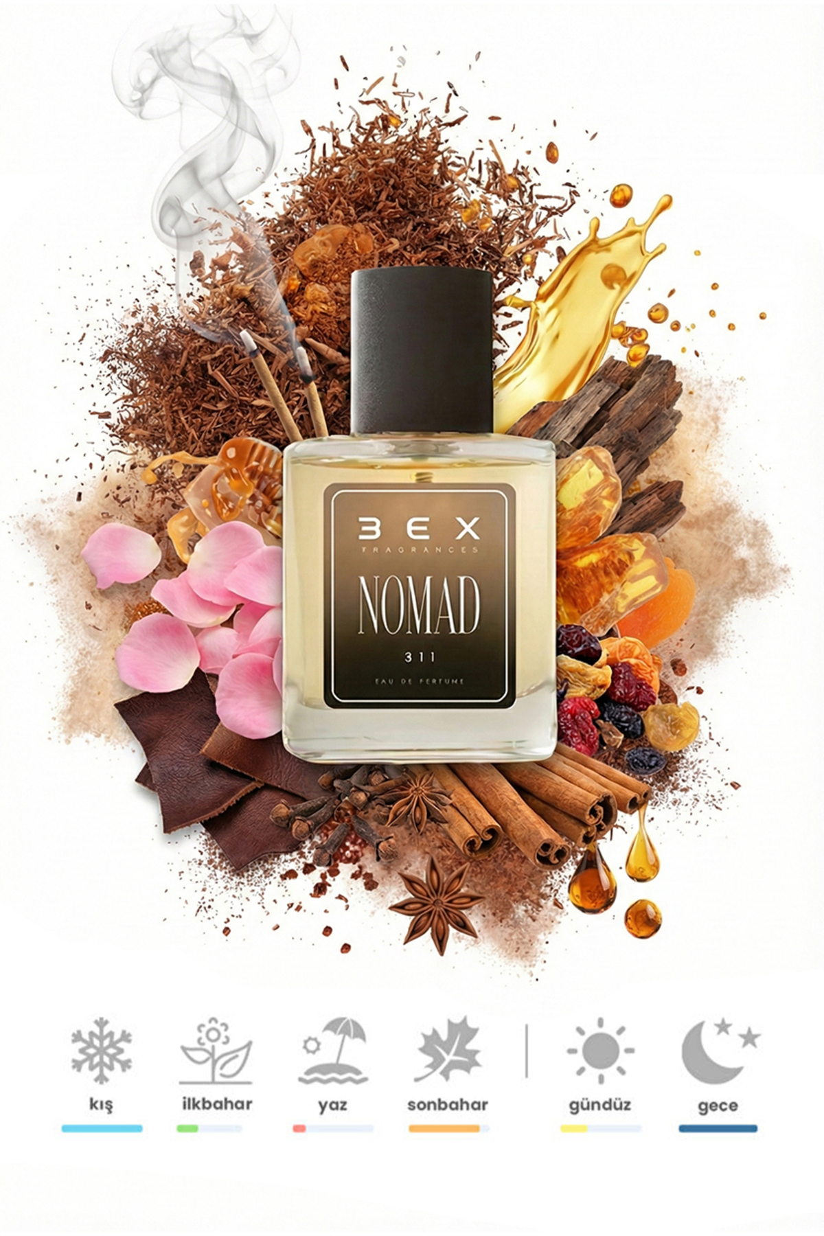 3ex 311 - L.v Ombre Nomade 50ml Unisex Parfüm 311, One Size