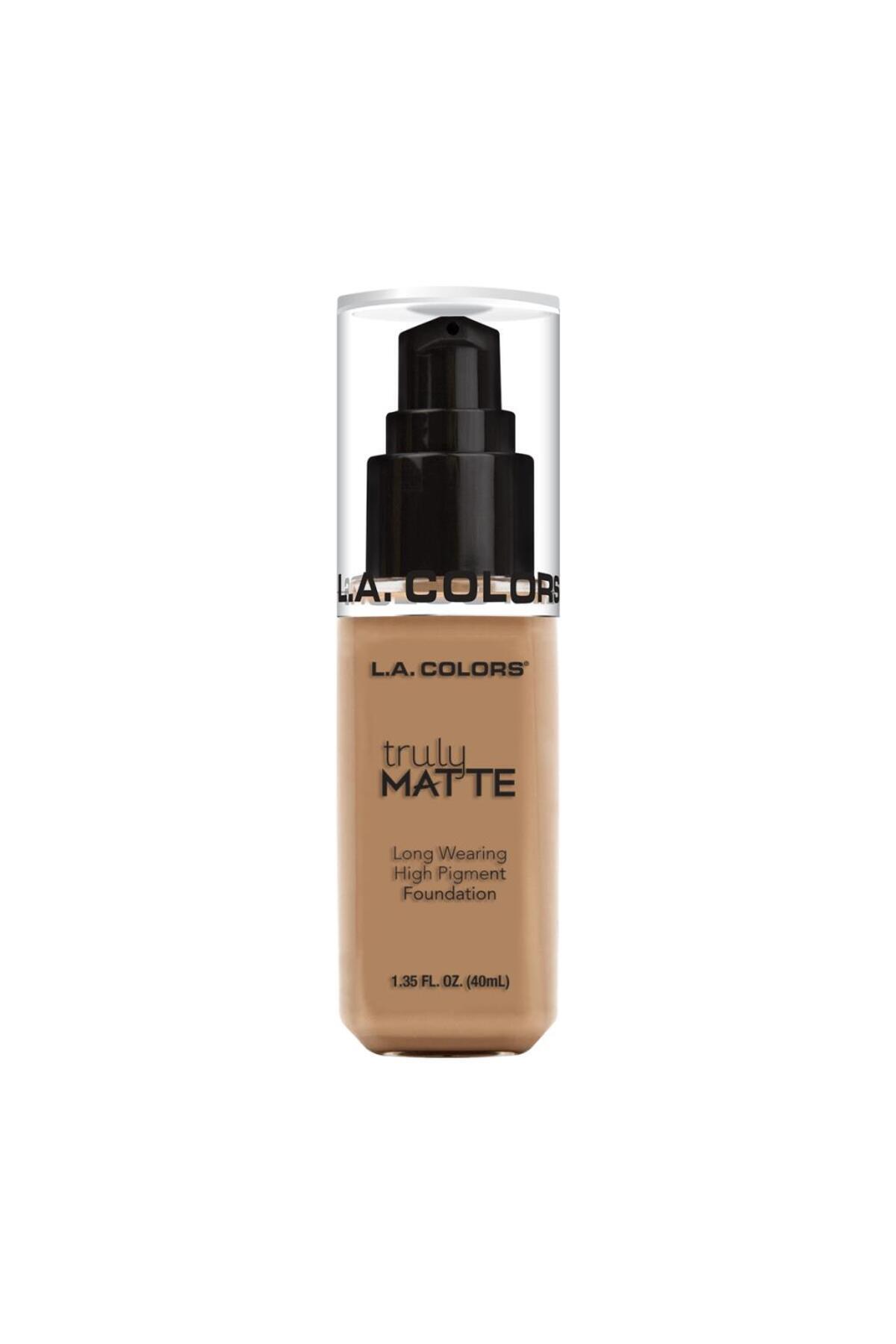 L.A Colors La Colors Truly Matte Fondöten-Sand 40Ml
