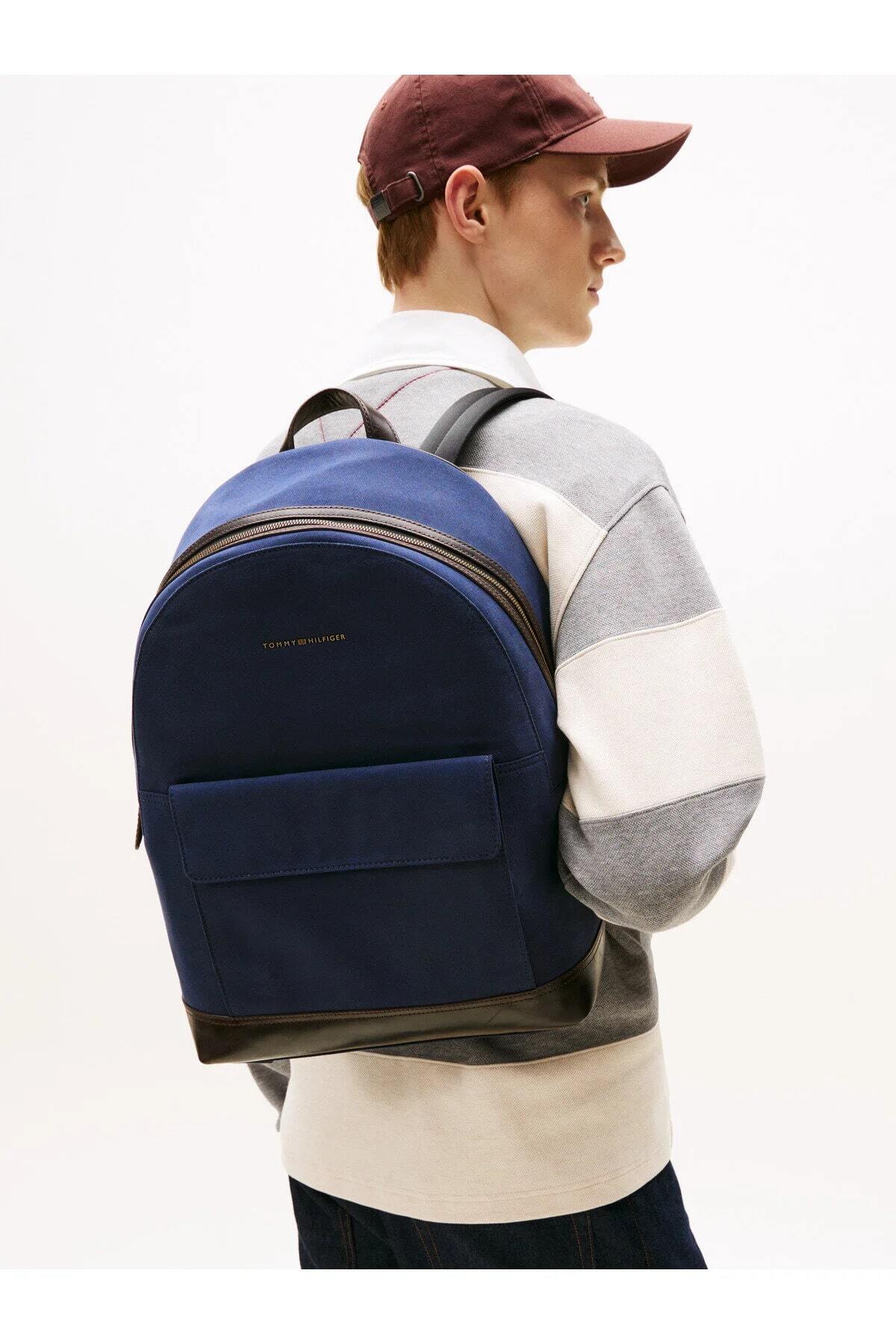 تامی هیلفیگر کوله پشتی مردانه Th Casual Prep به رنگ سرمه‌ای