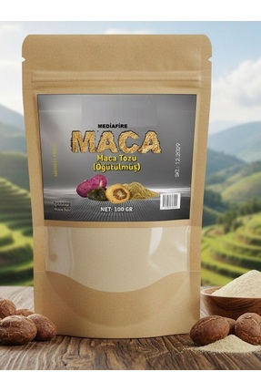 MediaFire Öğütülmüş Gerçek Saf Maca ( Maka ) Kökü Tozu 100 gr - Maca Root Lep...