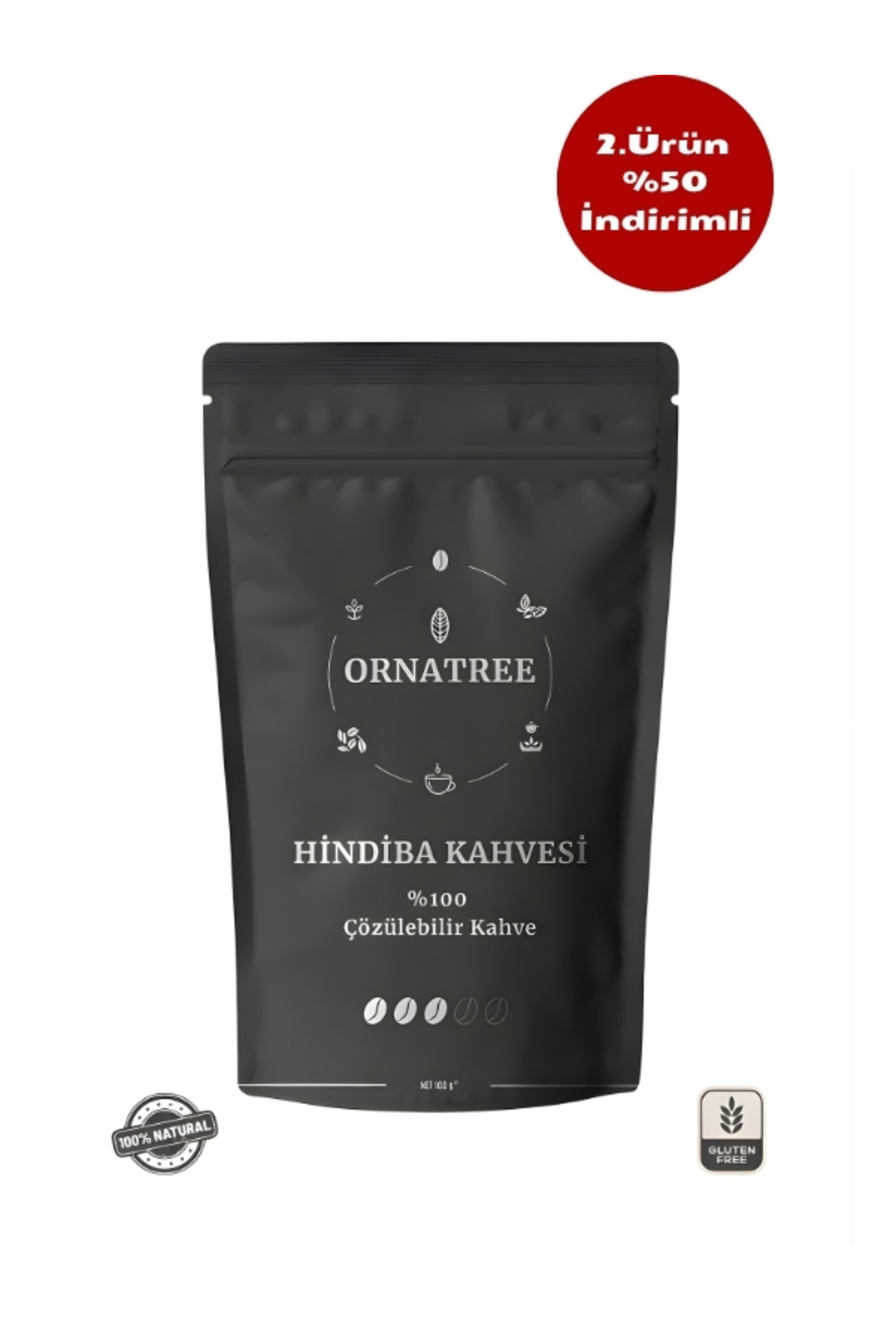 ORNATREE - Hindiba Kahvesi 100gr - Detox Form Diyet Kahve