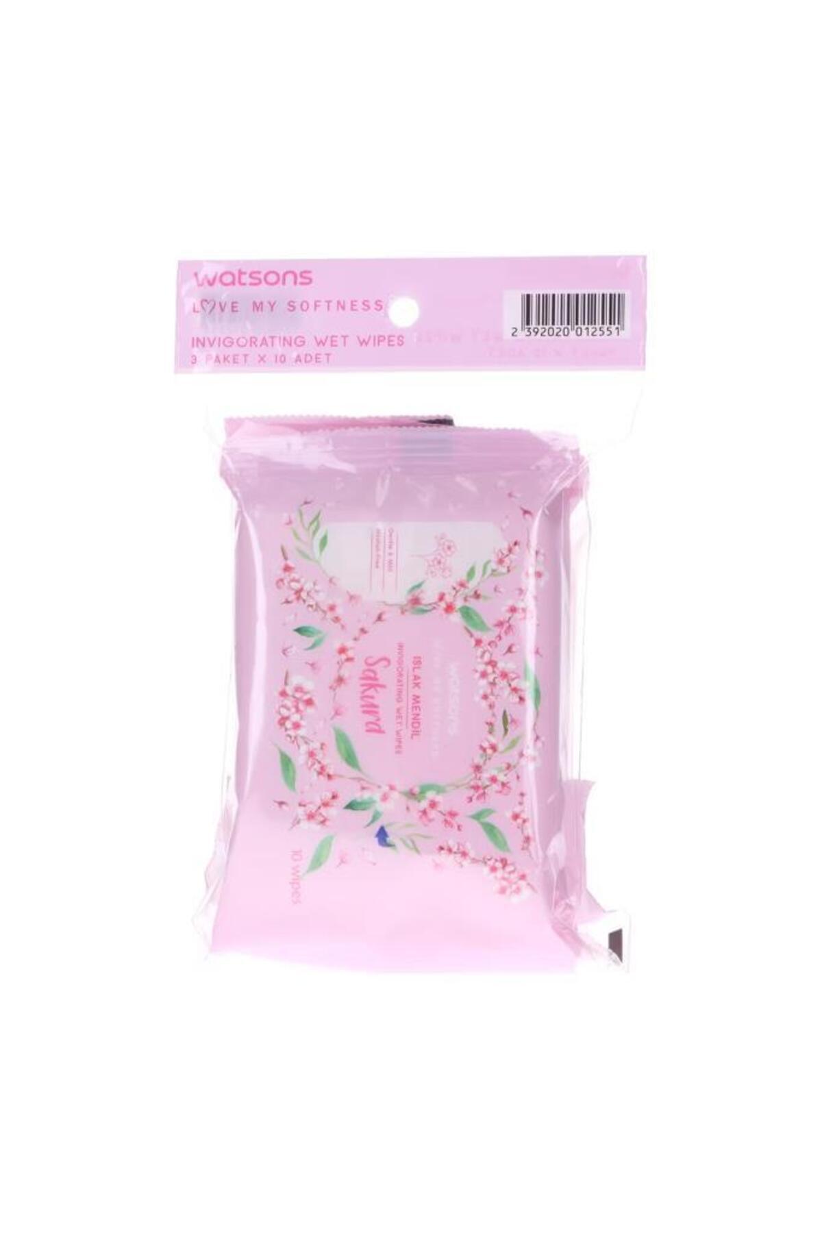 Watsons Islak Mendil Sakura 3X10 Adet fotoğrafı 3 (önizleme)