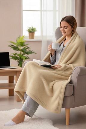 delfin Ultra Yumuşak Çift Kişilik Wellsoft Battaniye 185 X 220