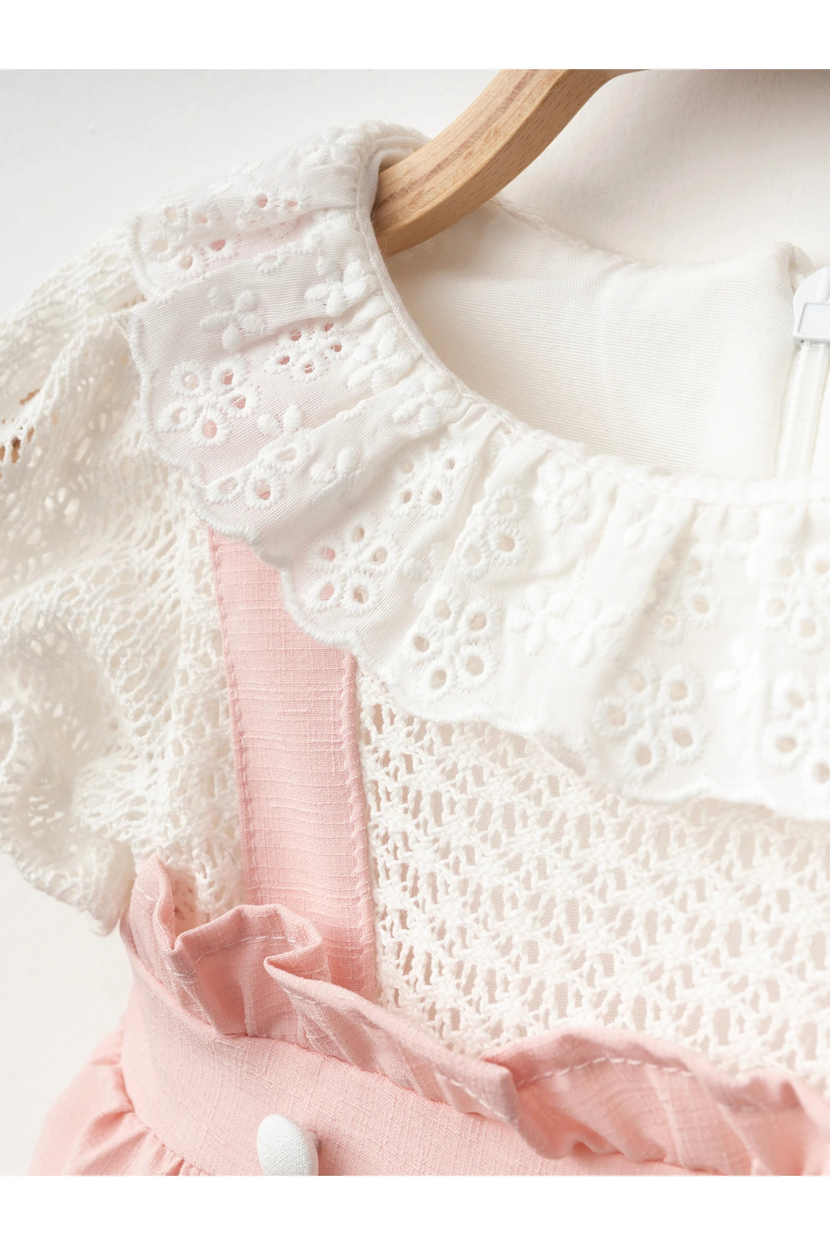 Lumia Baby Dantel Detaylı Kız Bebe ELbise fotoğrafı 2 (önizleme)