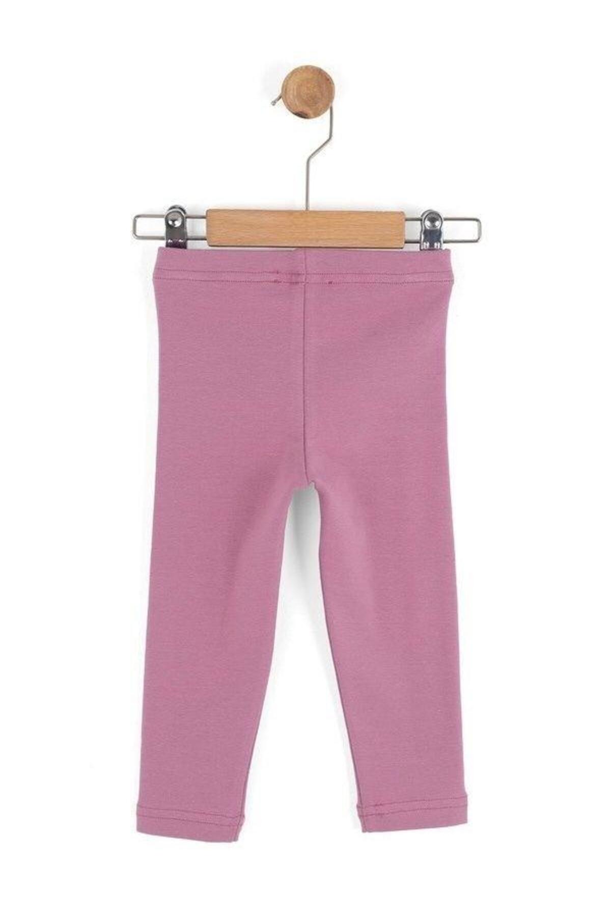 Zekids Kız Bebek Pamuklu Yüksek Bel Tayt fotoğrafı 5 (önizleme)