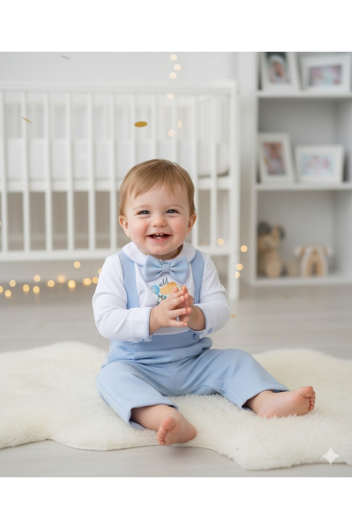 annerüyası 1 YAŞ SAFARİ BASKILI SALOPET TAKIM fotoğrafı 2 (önizleme)