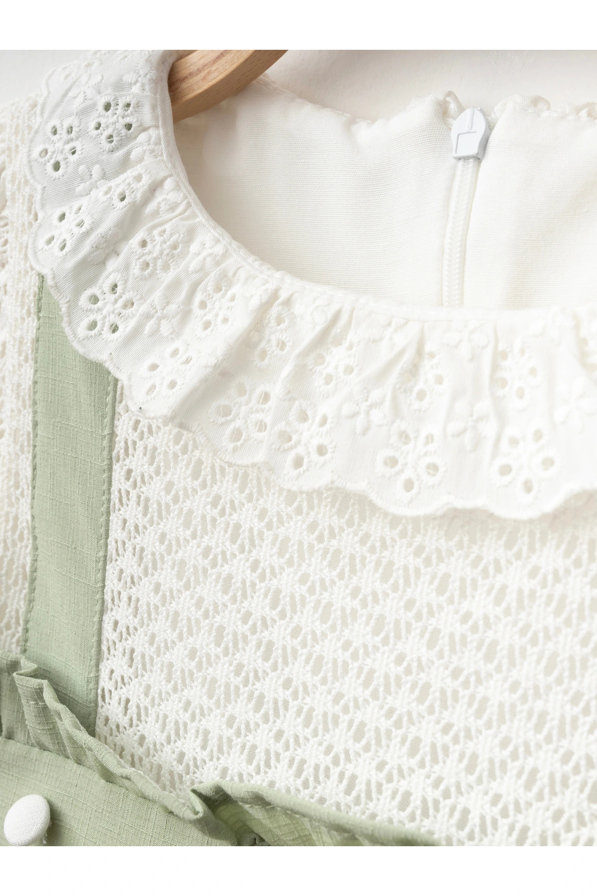 Lumia Baby Dantel Detaylı Kız Bebe ELbise fotoğrafı 2 (önizleme)