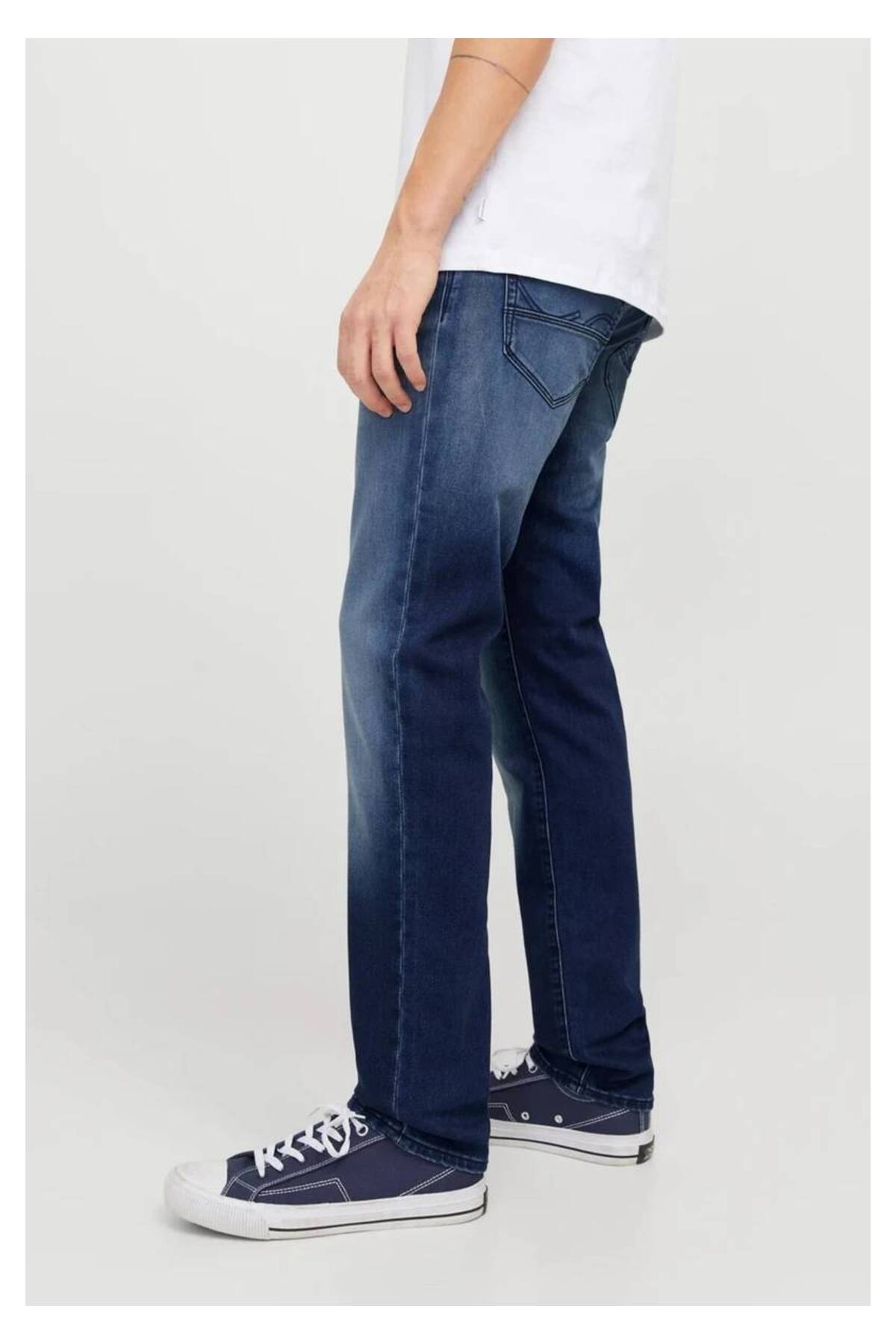 شلوار جین مردانه راسته | جک اند جونز Jack & Jones 12269601 - تصویر 4
