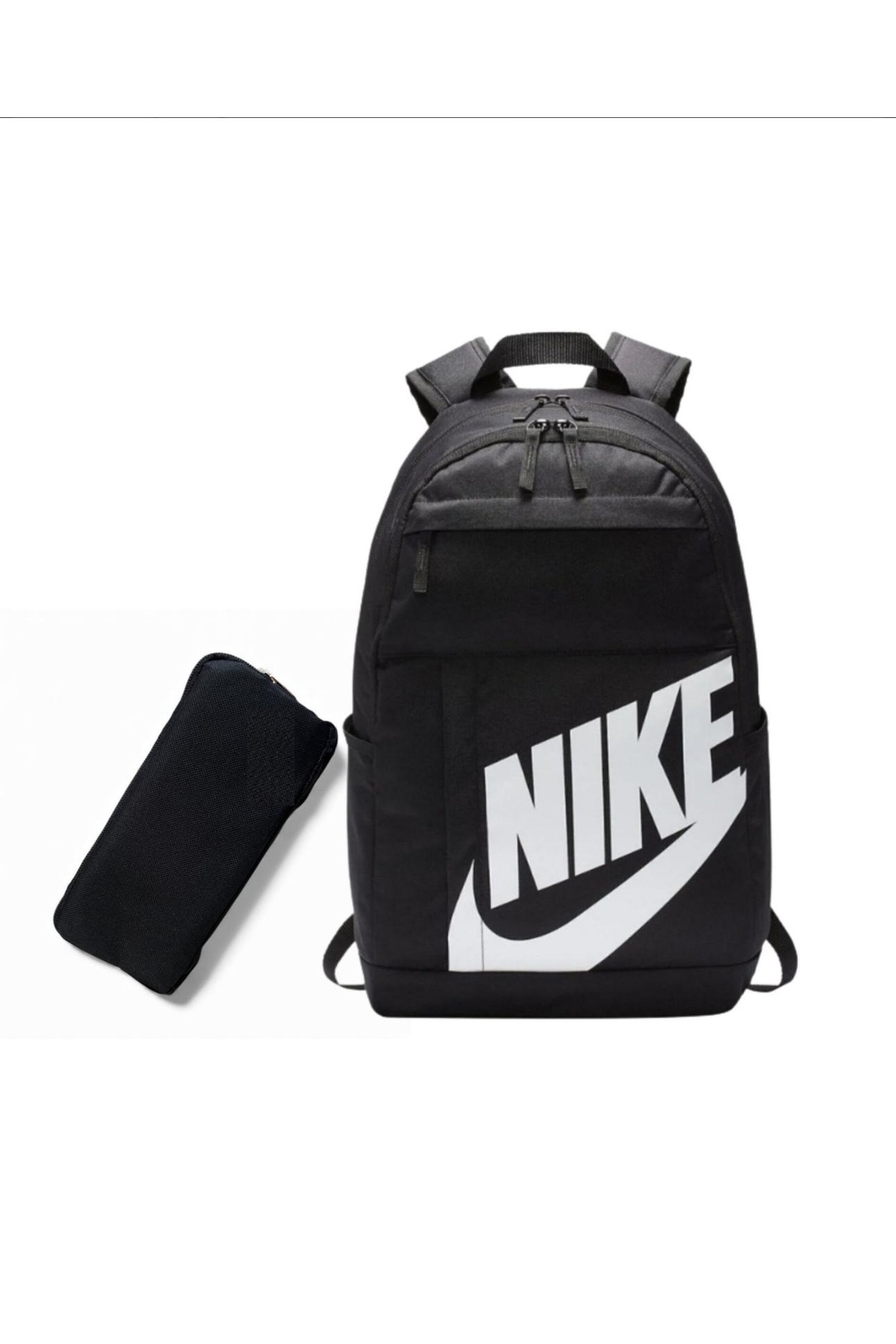 Elegance Unisex Spor Siyah Sırt Çantası (Kalemlik Hediyeli)