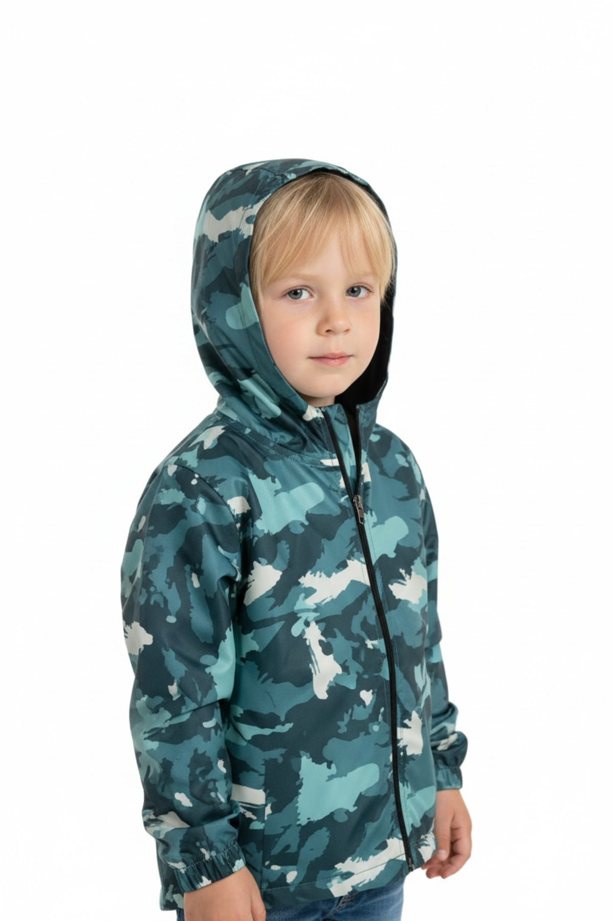 MAİBELLA Kamuflaj Desenli Yağmurluk fotoğrafı 2 (önizleme)