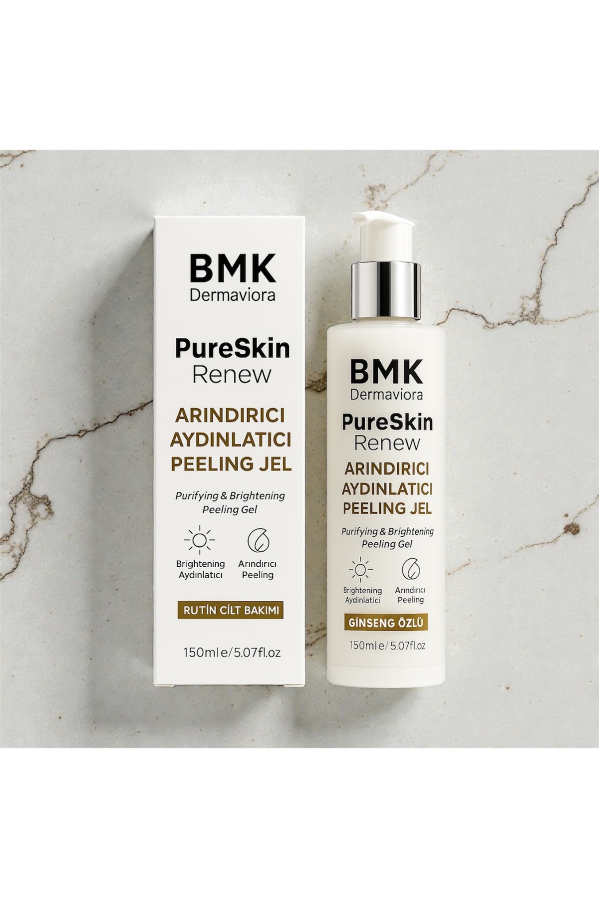 BMK BEAUTY COSMETİC BMK Dermaviora Cilt Yenileyici Peeling 150 ml