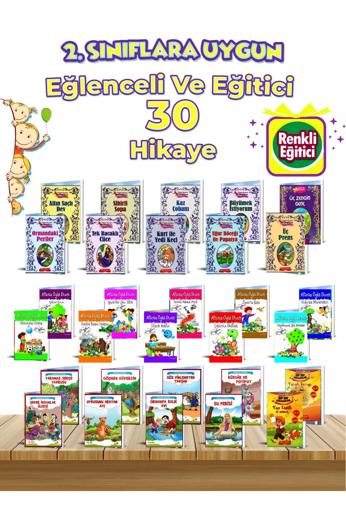 GÖNÜL YAYINCILIK 2. Ve 3.sınıflara Uygun Okumayı Sevdiren Öğretmen Tavsiyeli Okumayı Sevdiren 30'lu Hikaye Seti. fotoğrafı 3 (önizleme)