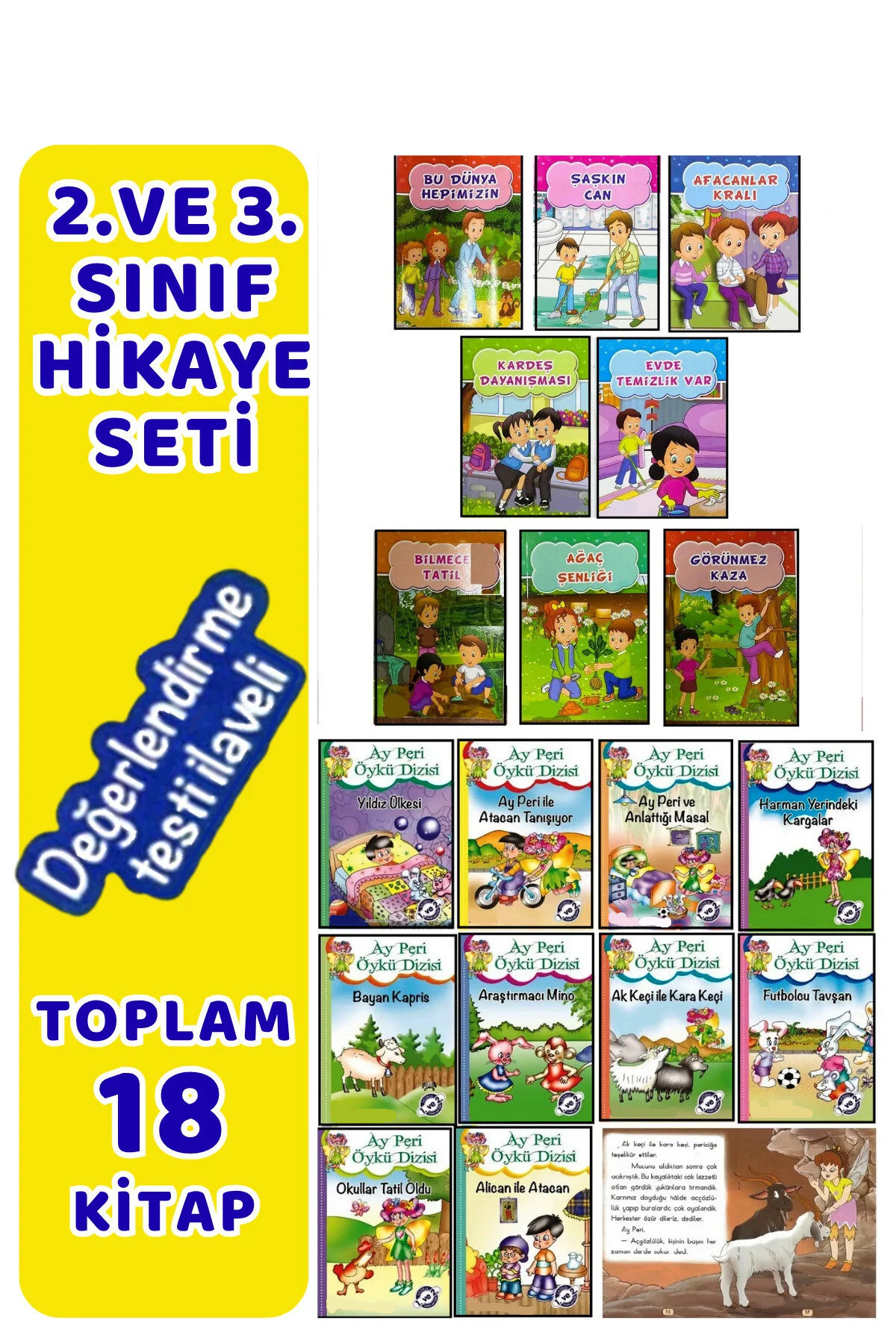 KBY 2.3. Sınıflar Için Hikaye Seti Kitap Okuma Seti Her Kitap 32 Sayfa Ve Sorulu fotoğrafı 3 (önizleme)