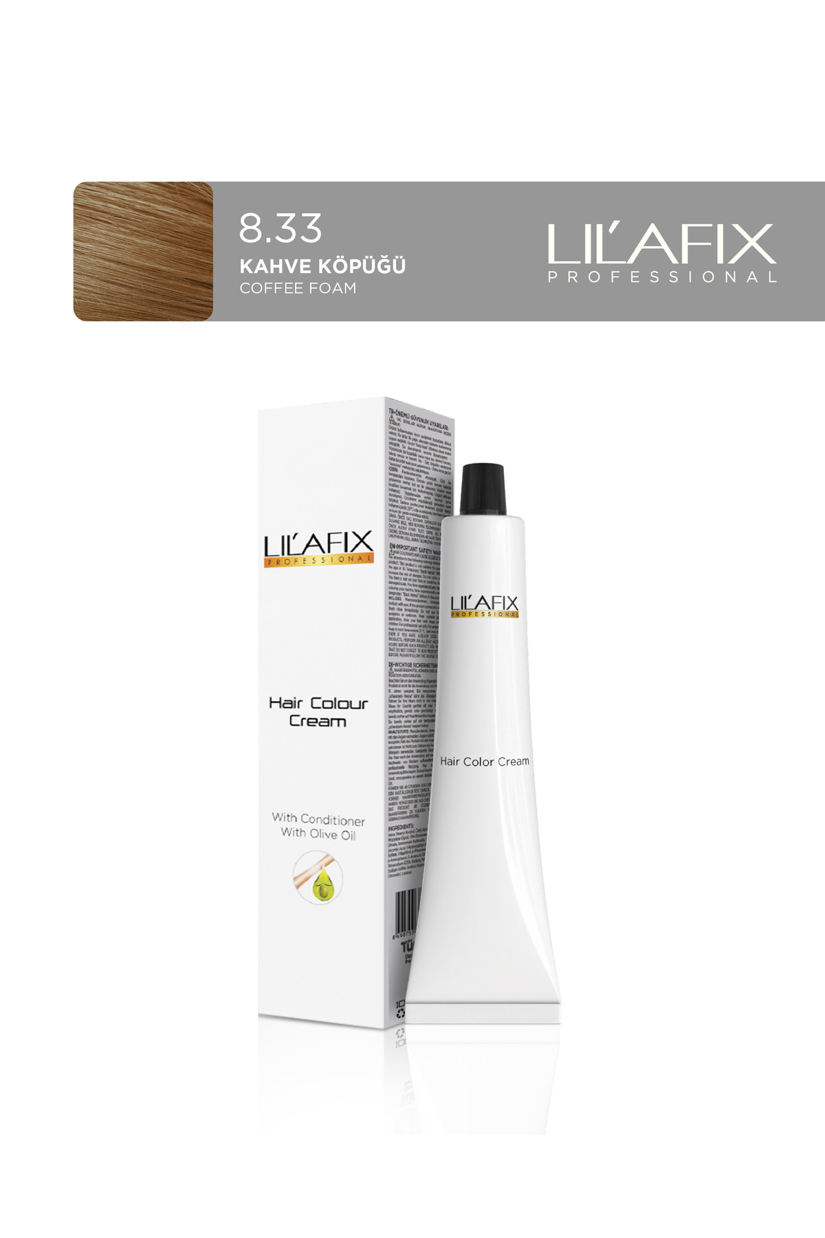 Lilafix رنگ مو لوله ای 60 میلی لیتری 8.33 فوم قهوه — قهوه‌ای 152.02N.017