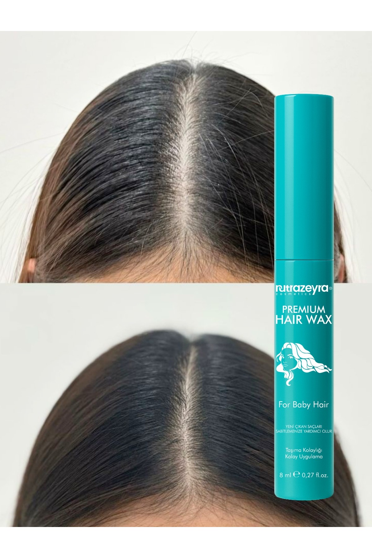 Nutrazeyra Cosmetics Saç Sabitleyici Şekillendirici Wax Bebek Saçlar ve Yeni Çıkan Saçlar İçin Premium Hair Wax fotoğrafı 7 (önizleme)