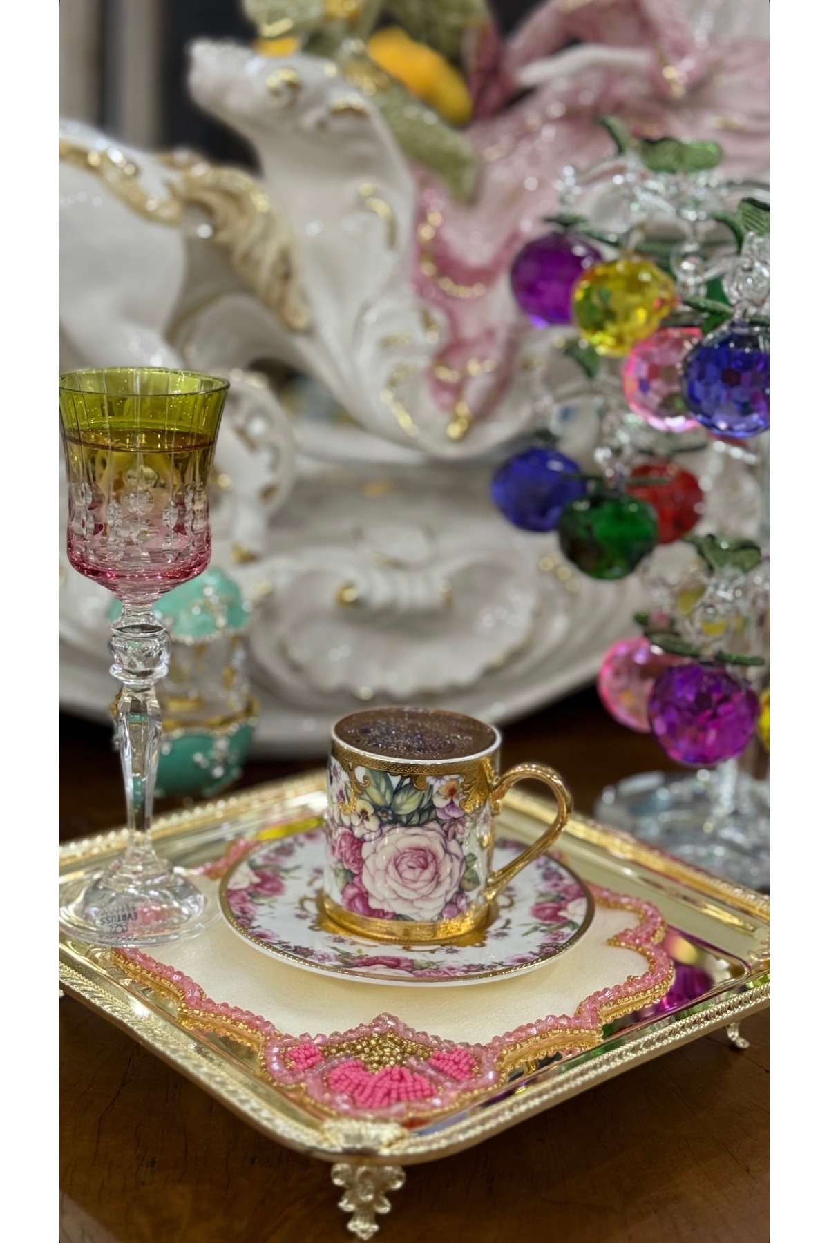 hediye ESTERHOMEDECOR 6 kişilik porselen kahve fincan takımı - Fiyatı ...