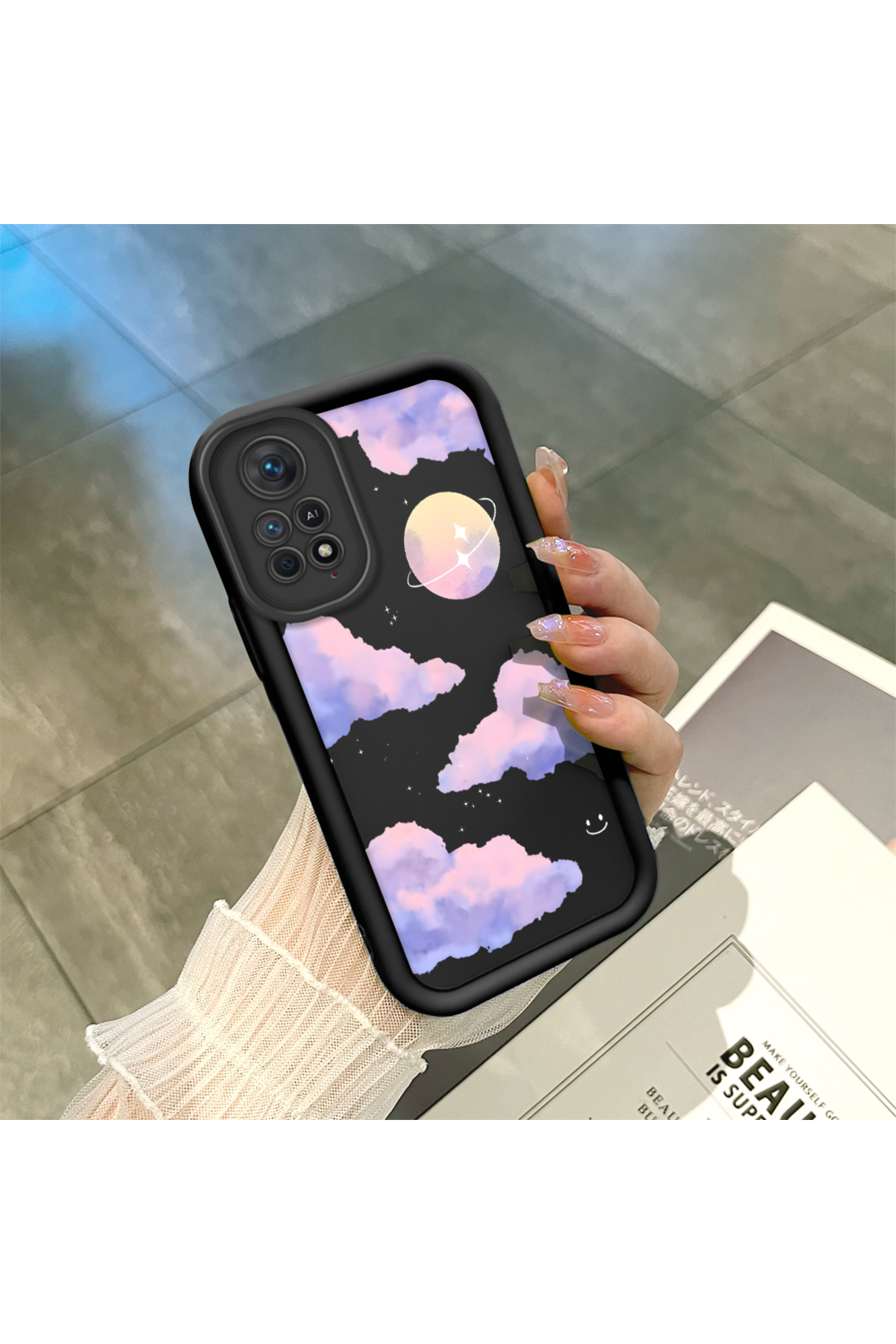 Xiaomi Redmi Note 11 Pro Compatible Clouds Anti-fall Simplicity Soft Silicone Phone Case