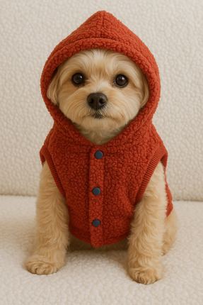 Peti Tailor WELLSOFT TARÇIN YELEK KAPÜŞONLU KEDİ KÖPEK KIYAFETİ