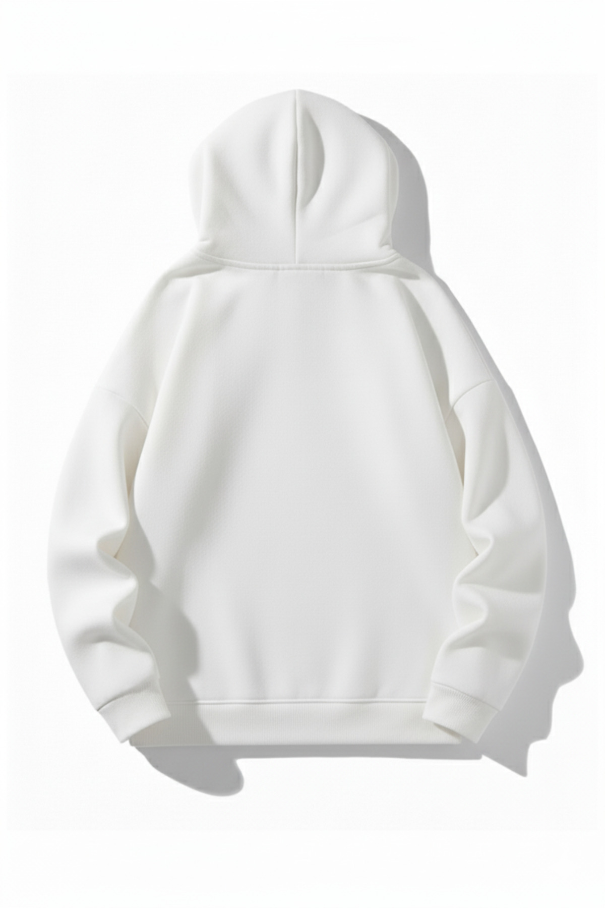 Unisex Erkek/Kadın YARIM FERMUARLI KAPÜŞONLU Renkli Özel Pamuklu Oversize Sweatshirt — سفید YARIMFERMUAR-KAPŞON-MODARİCH — تصویر 2 از 3