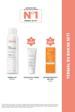 Avene Termal Su Bakım Seti (Cicalfate Krem + Güneş Kremi) Hediyeli