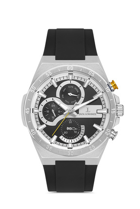 JACK LORANCE JLS04239S.01 Siyah & Gümüş Çelik Erkek Kol Saati