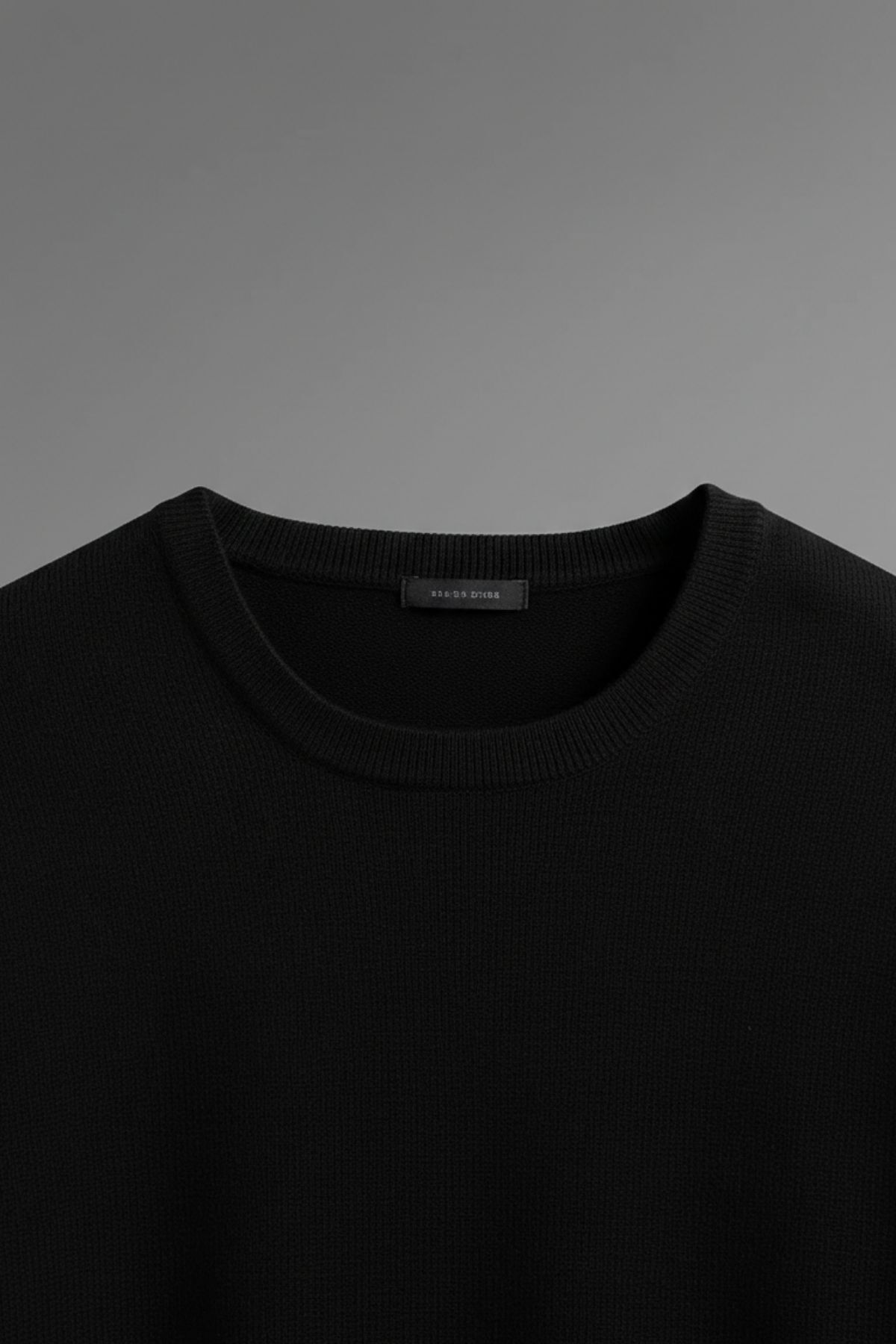 COMBİNE MİCHAİL  Erkek Rahat Kalın Premium Siyah Triko Kazak - Görsel 7